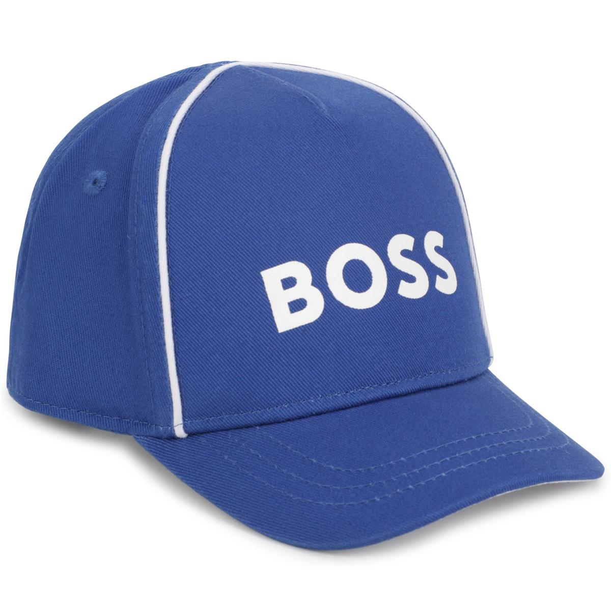 Baby Boys Blue Logo Cap