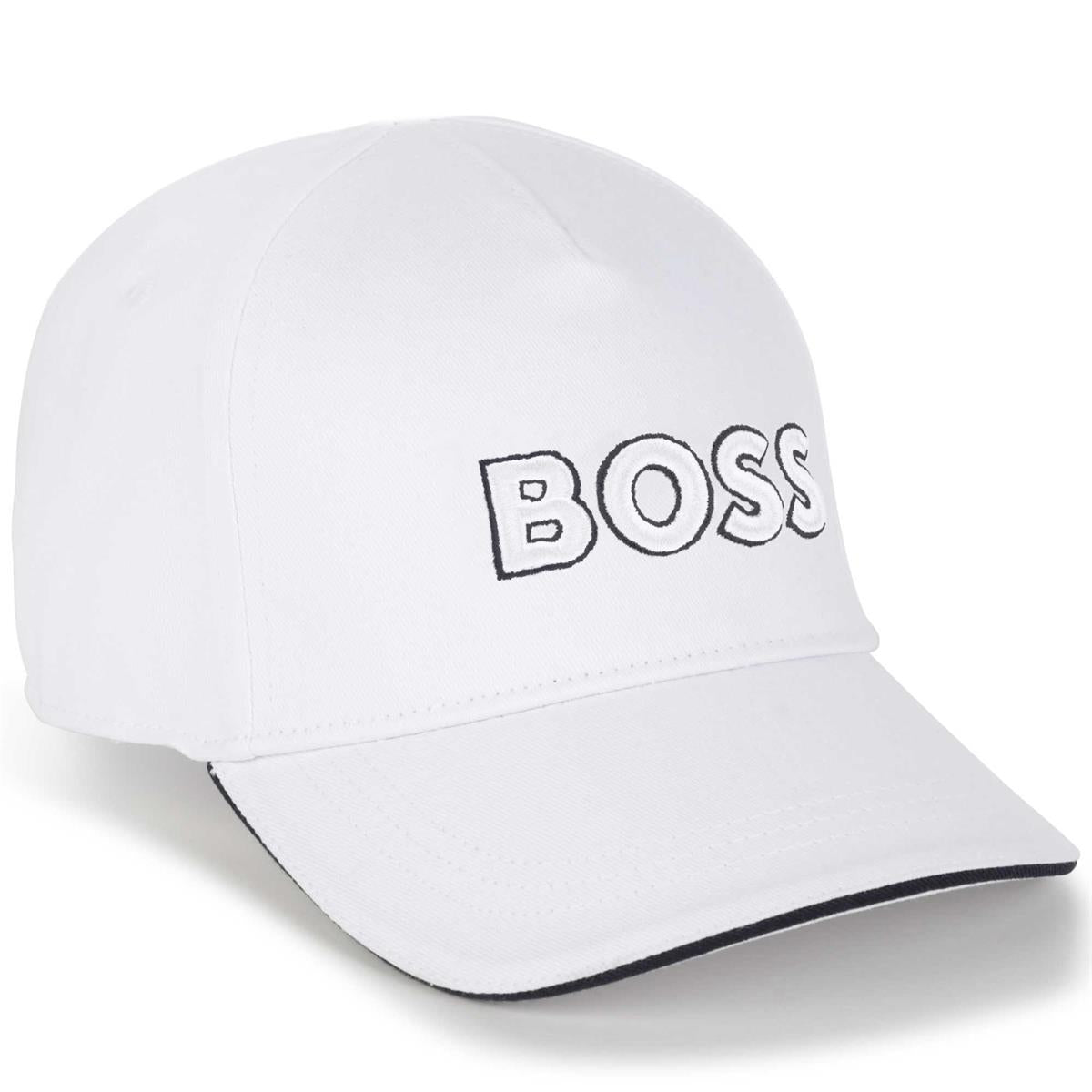 Baby Boys White Logo Cap