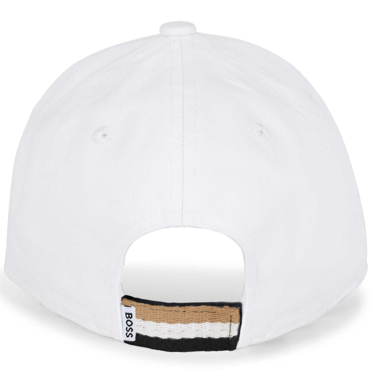 Baby Boys White Logo Cap