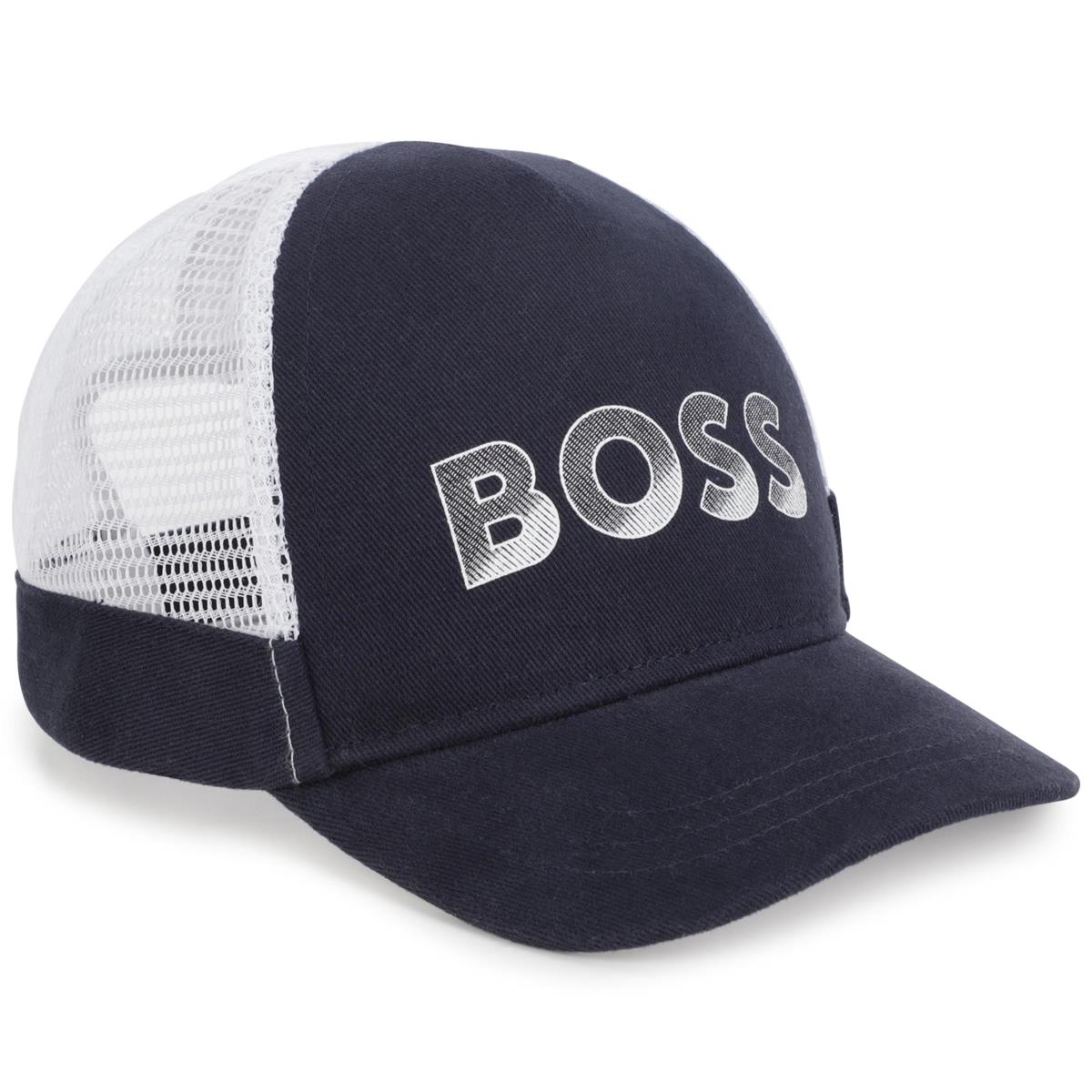 Baby Boys Blue Logo Cap