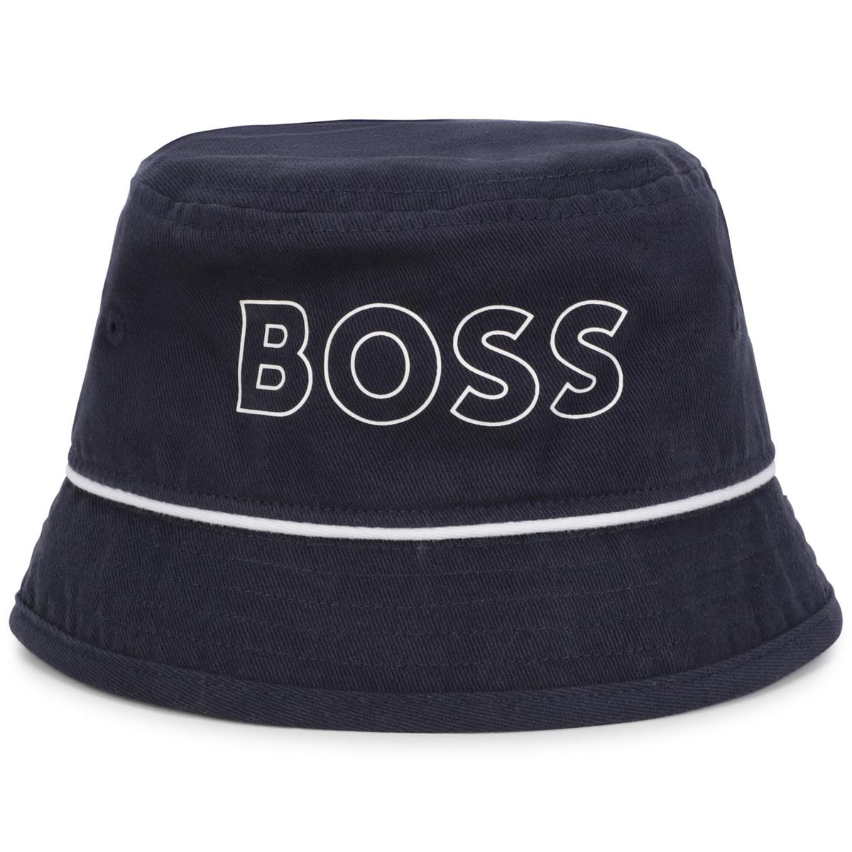 Baby Boys Navy Logo Hat