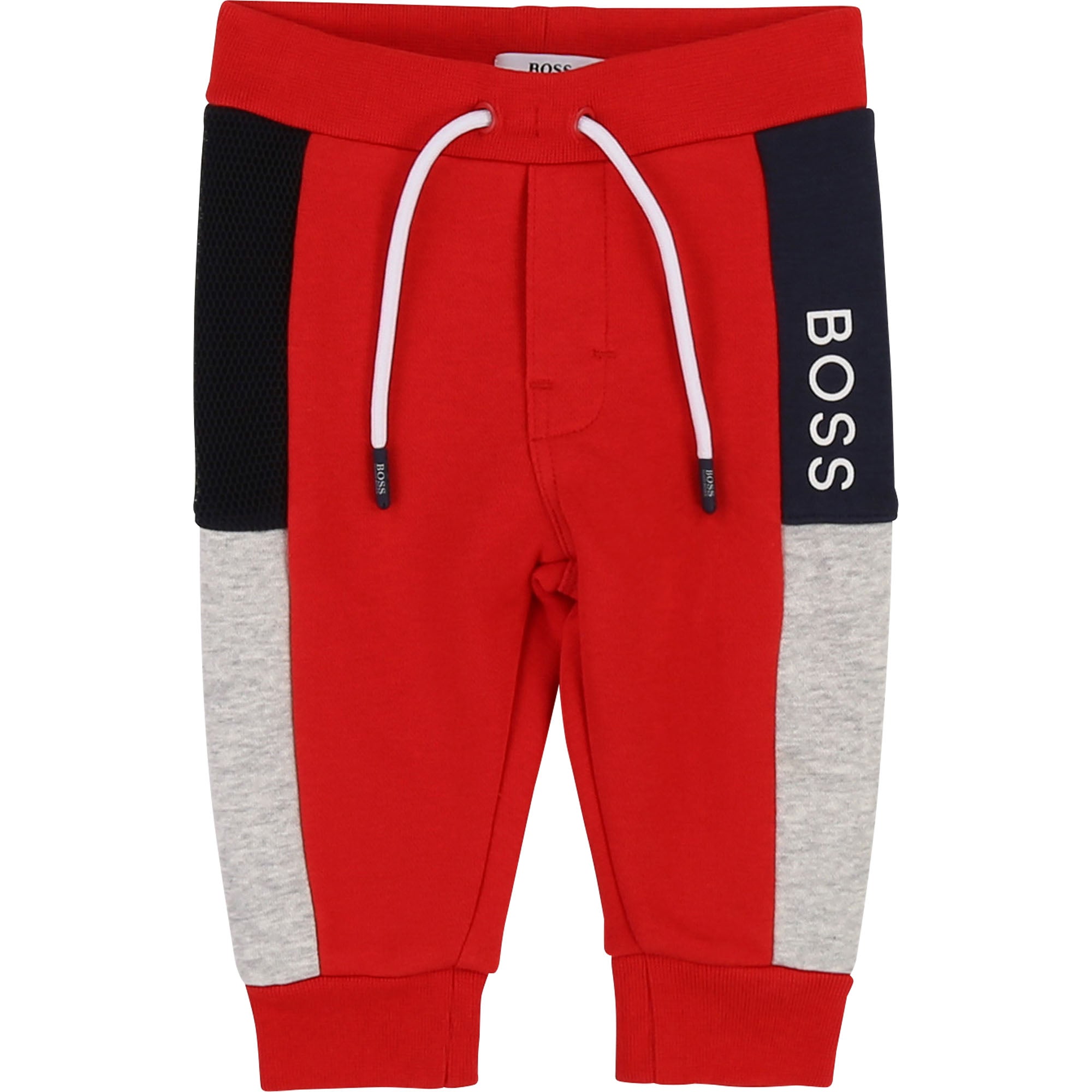 Baby Boys Red Cotton Trousers