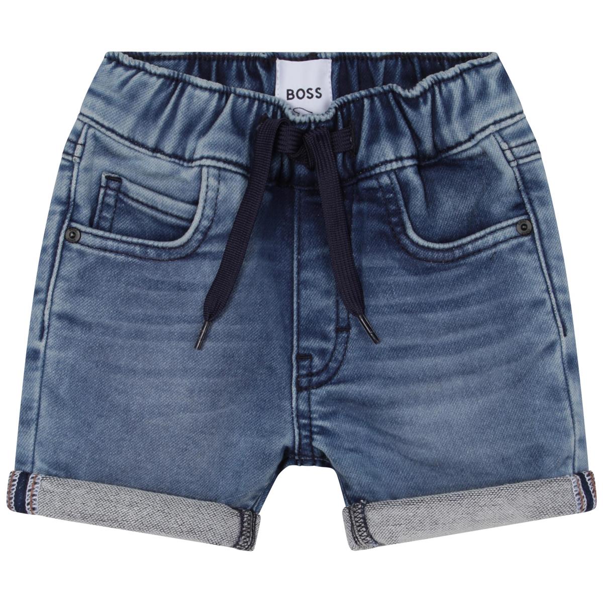 Baby Boys Blue Denim Shorts