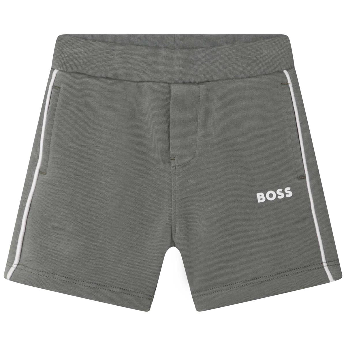 Baby Boys Dark Green Shorts