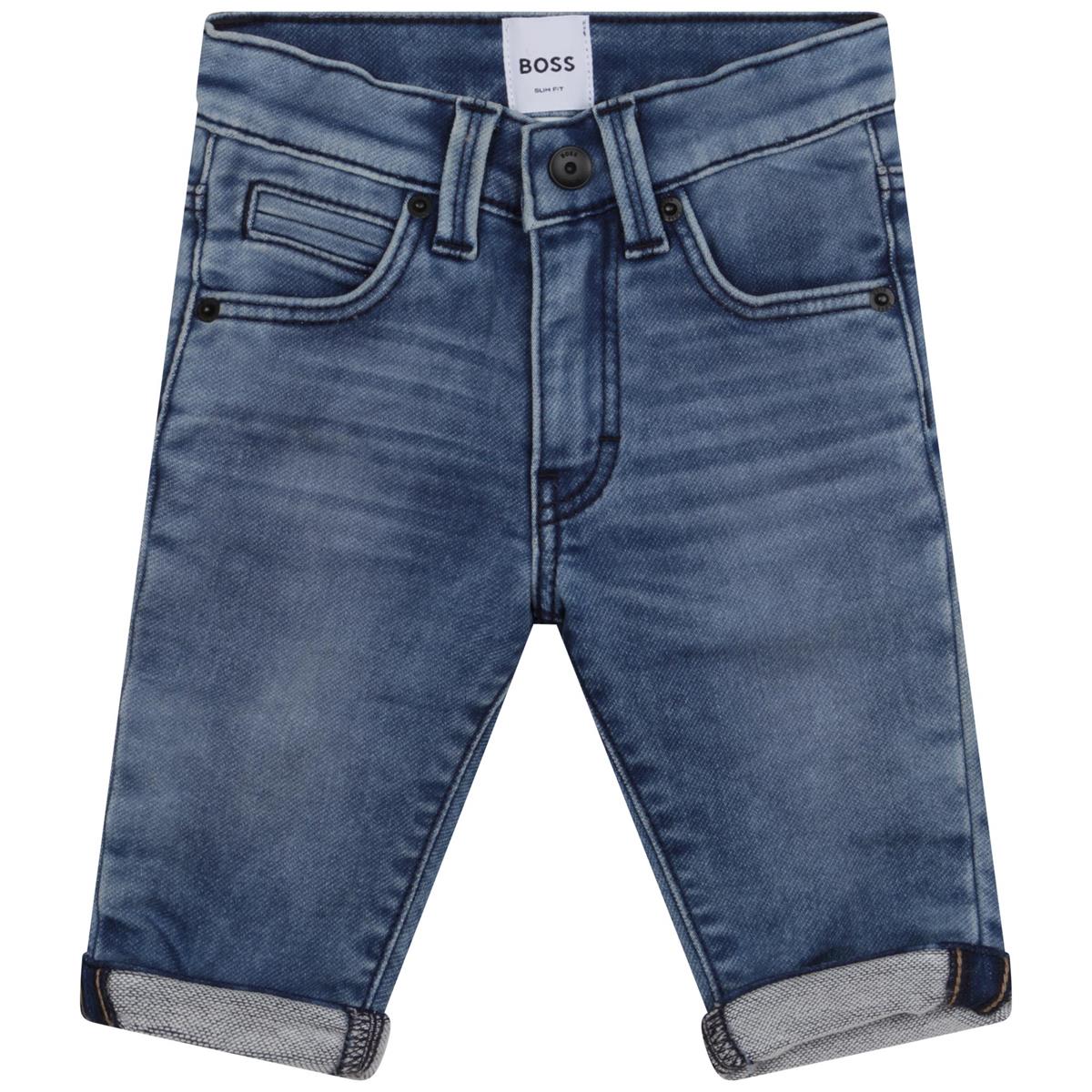 Baby Boys Blue Denim Trousers