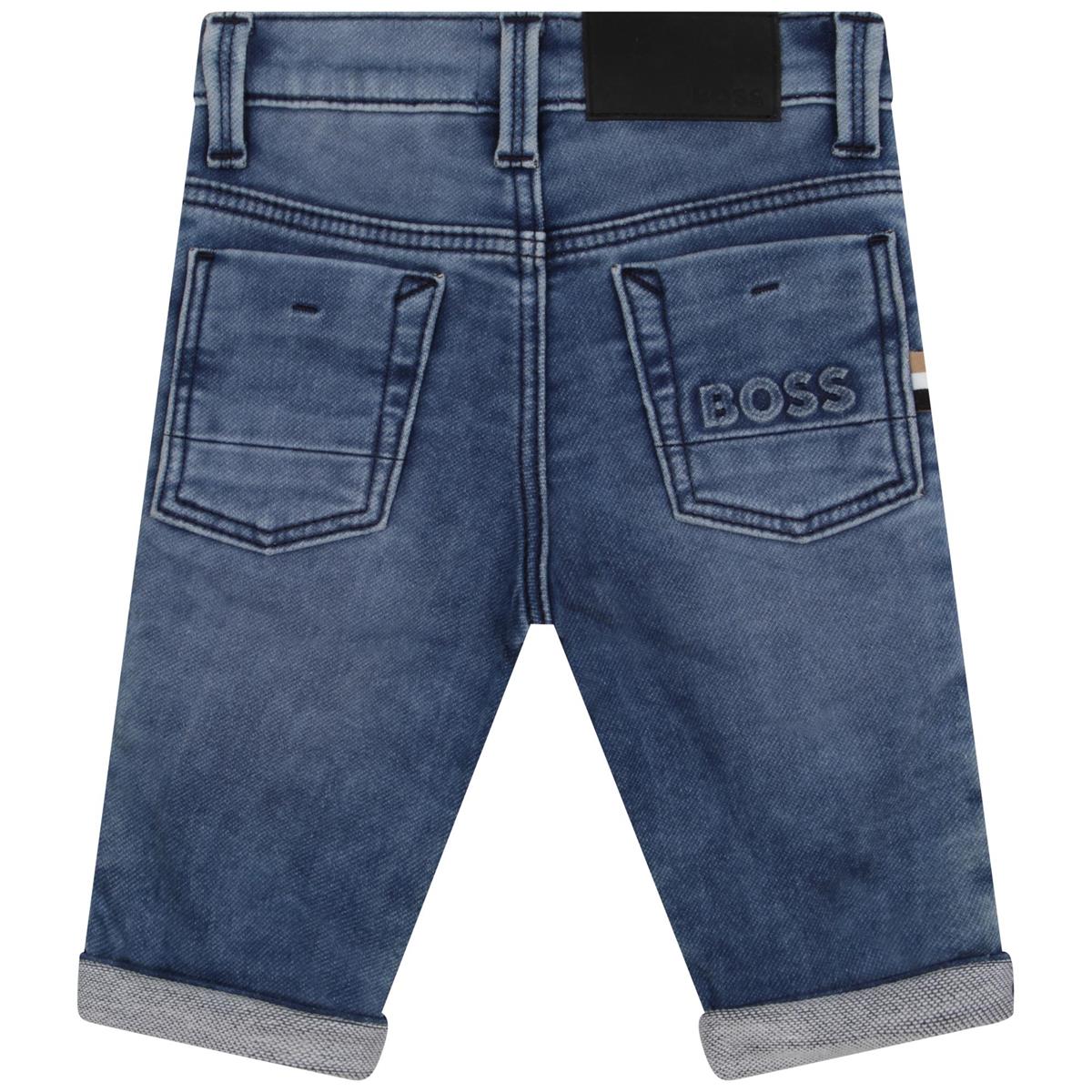 Baby Boys Blue Denim Trousers