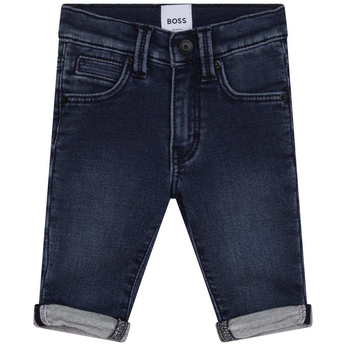 Baby Boys Blue Denim Trousers