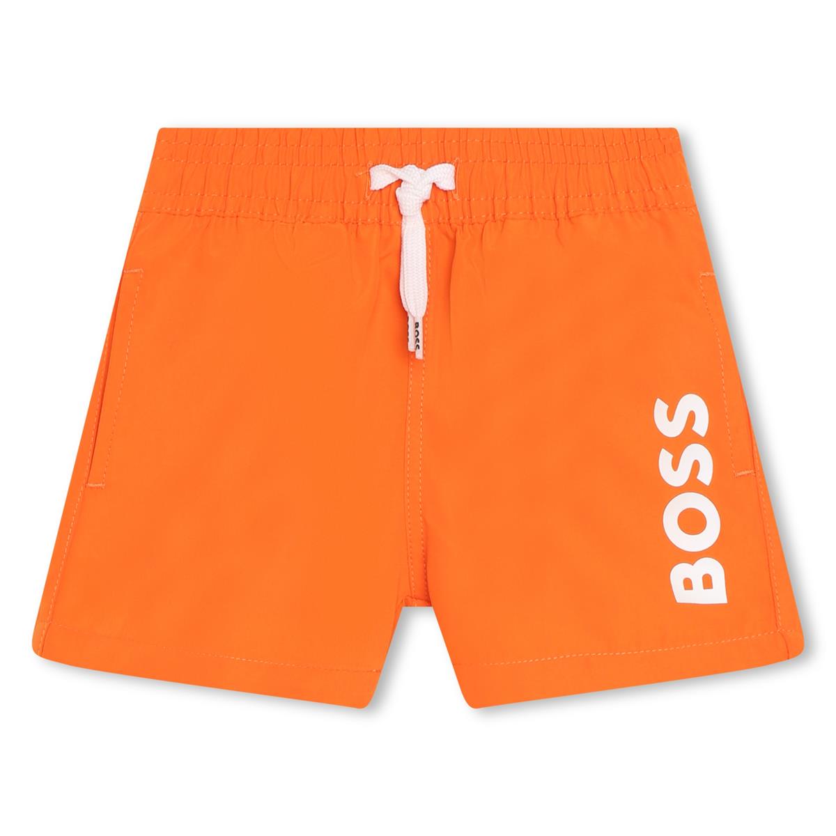 Baby Boys Orange Swim Shorts