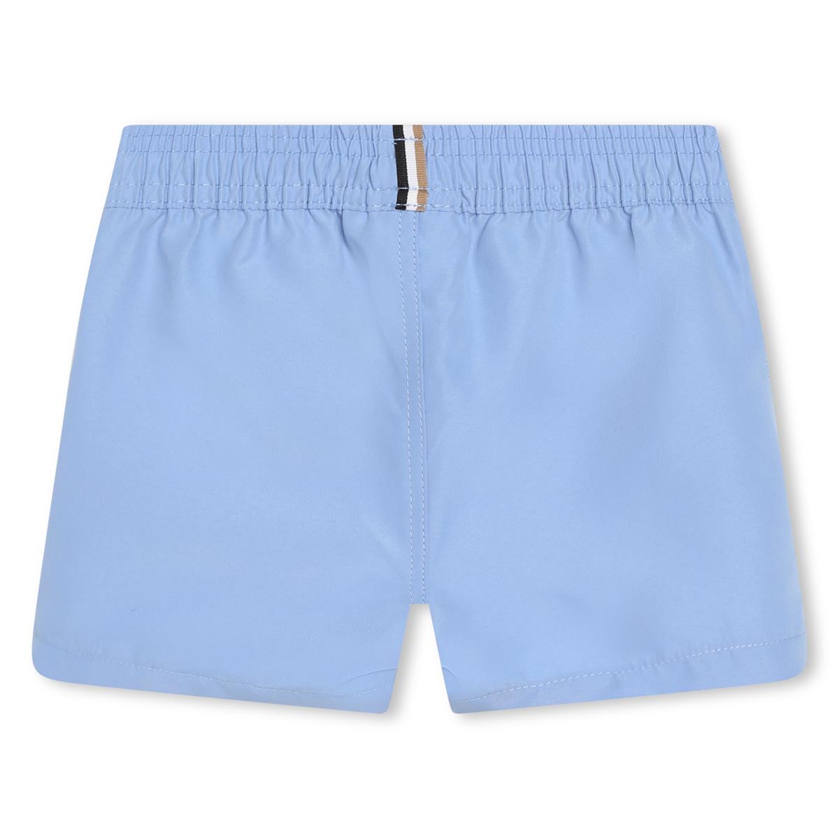 Baby Boys Light Blue Swim Shorts