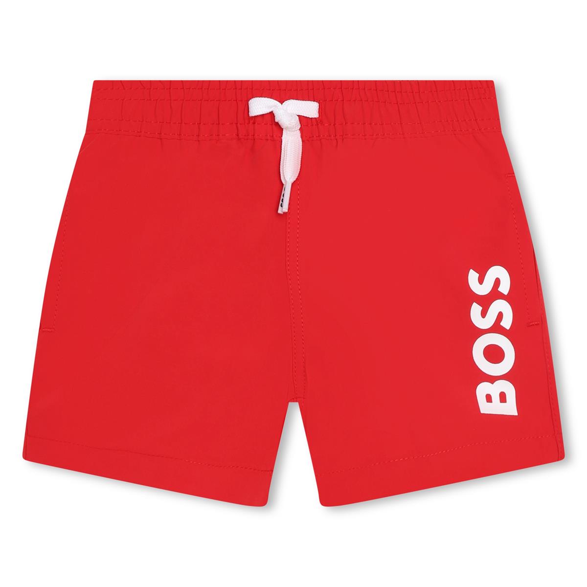 Baby Boys Red Swim Shorts