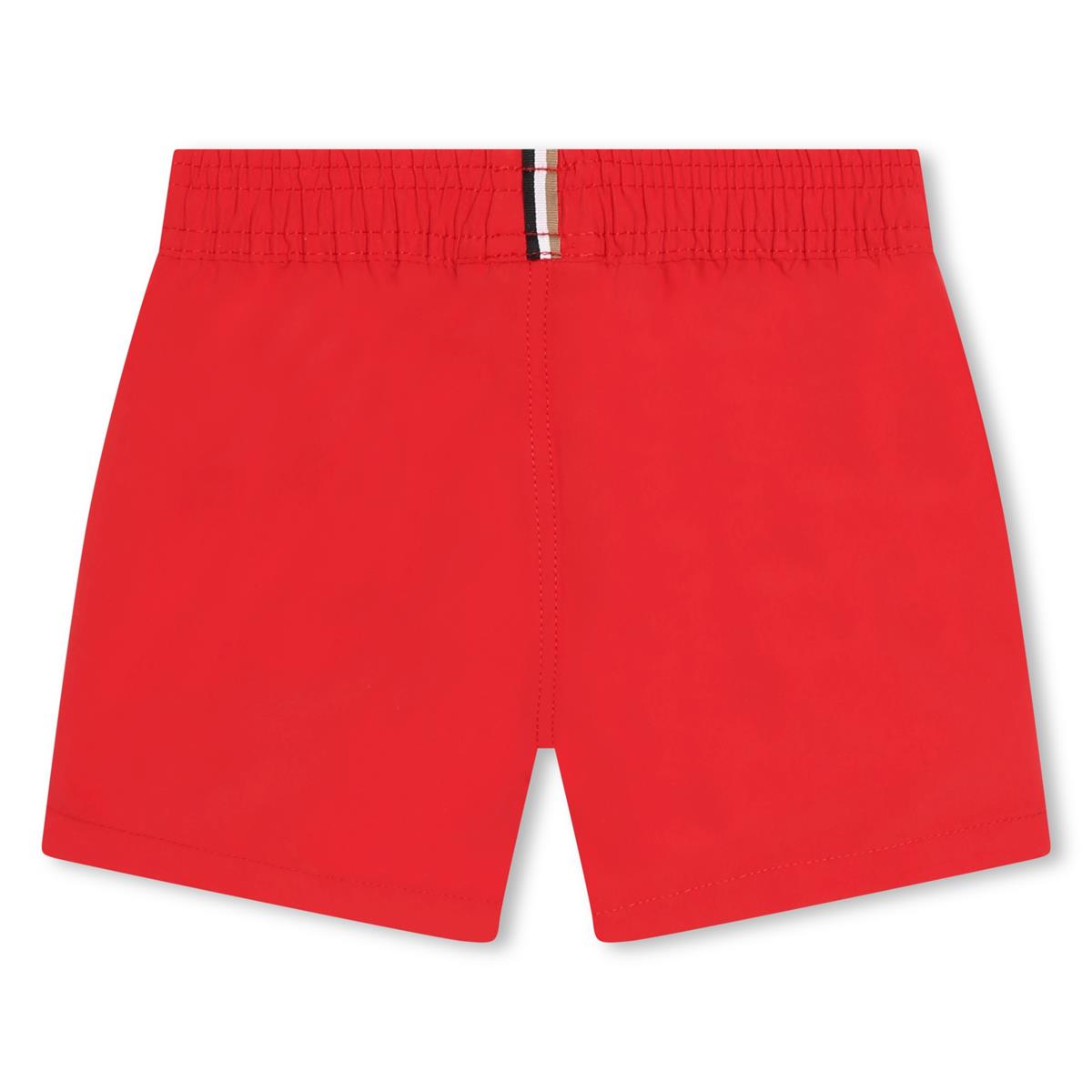 Baby Boys Red Swim Shorts