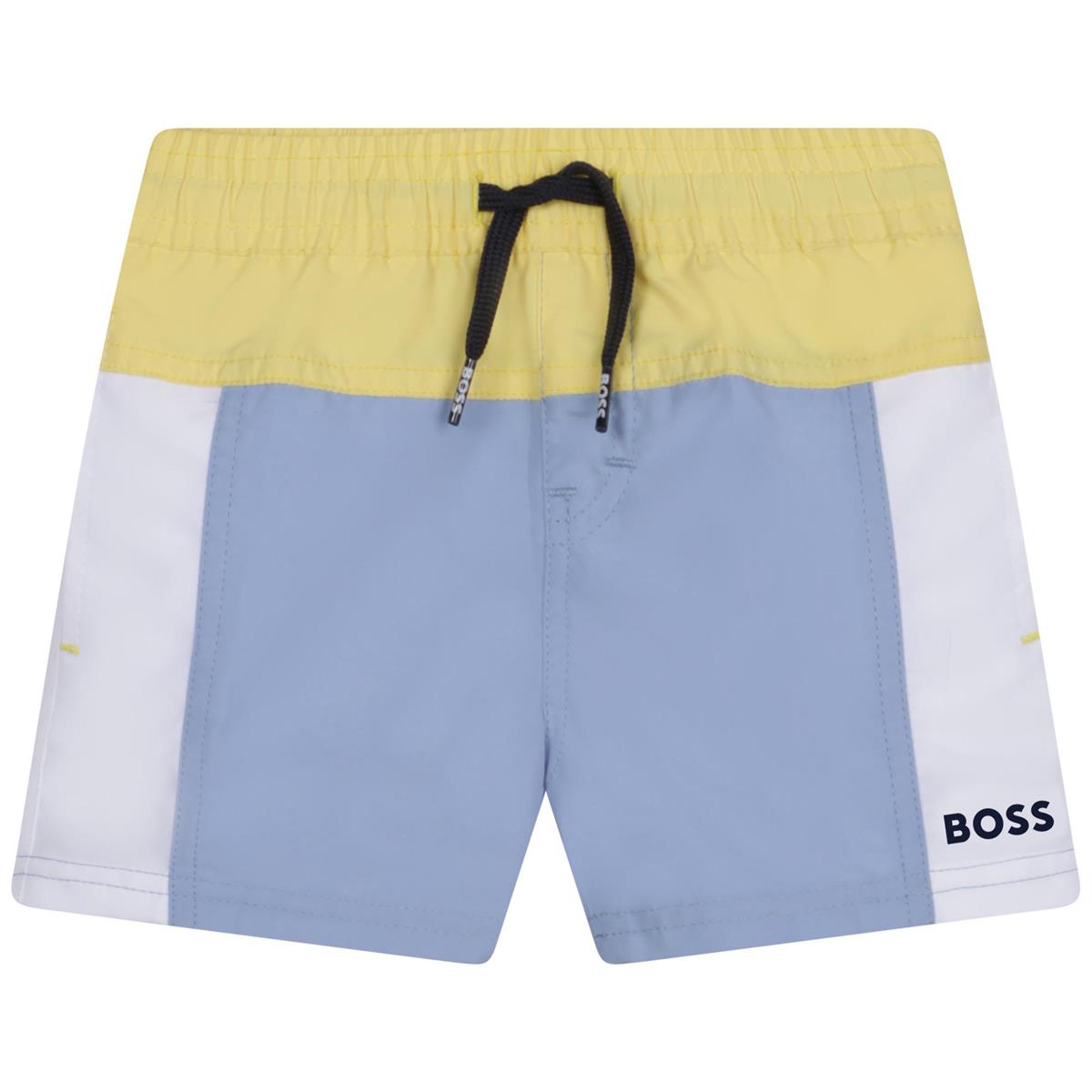 Baby Boys Light Blue Swim Shorts