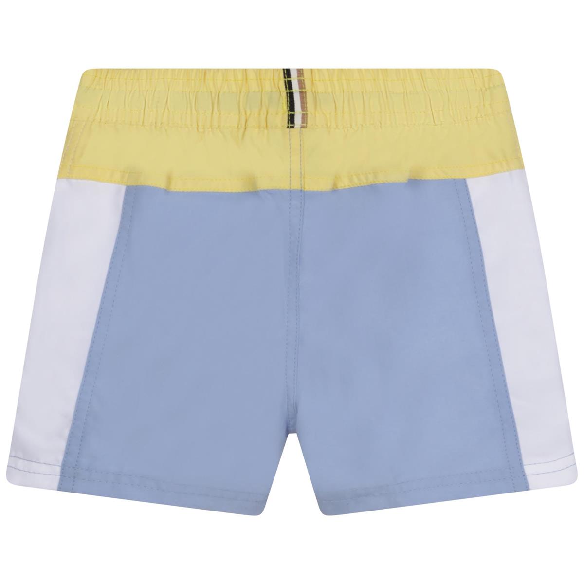 Baby Boys Light Blue Swim Shorts