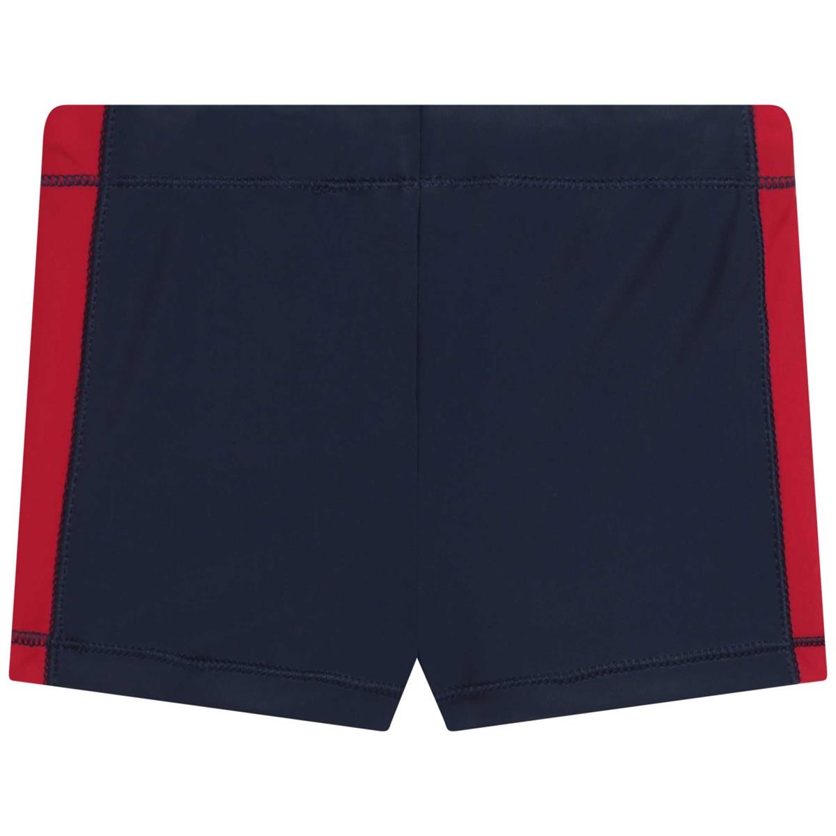 Baby Boys Blue Logo Swim Shorts