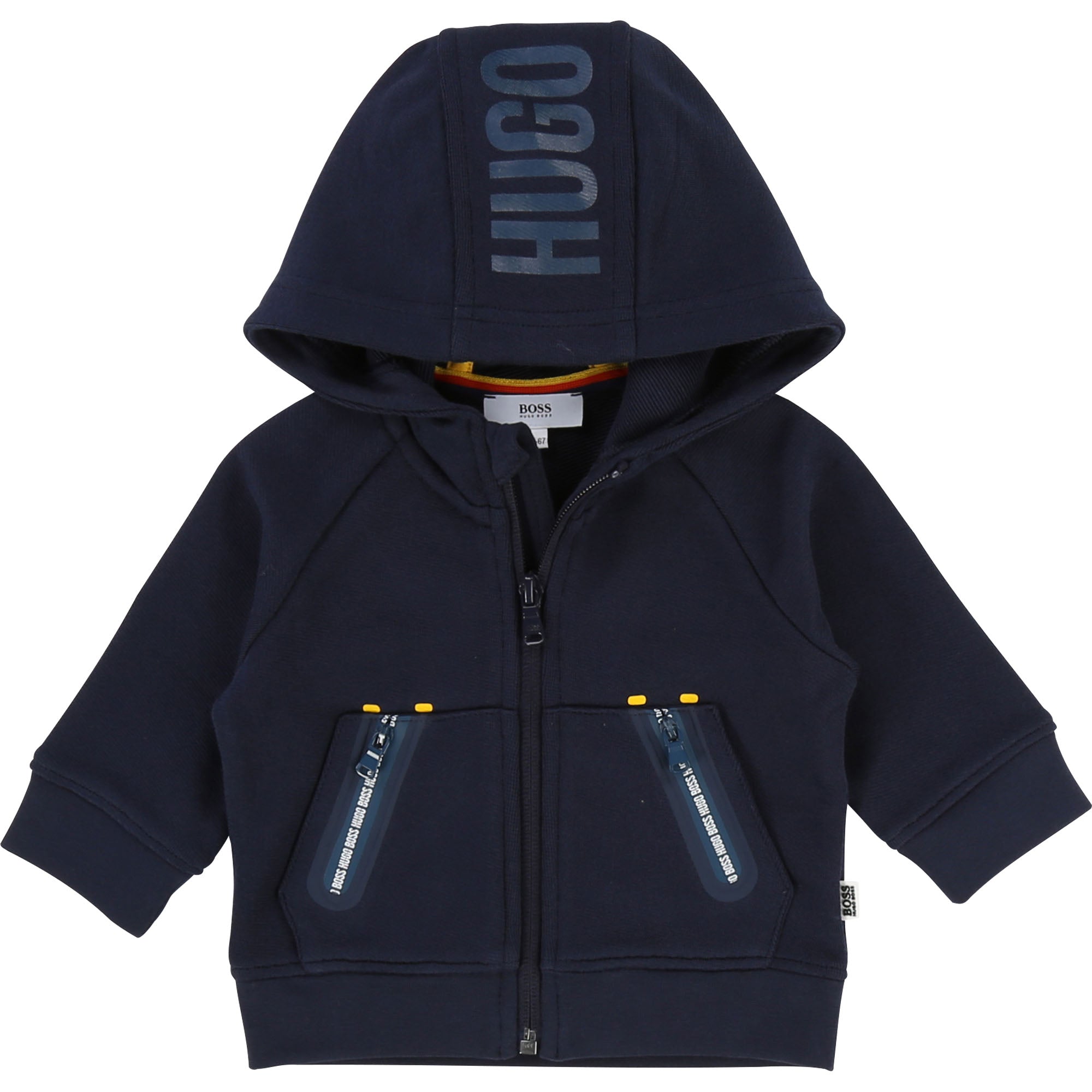 Baby Boys Blue Cargo Cotton Cardigan