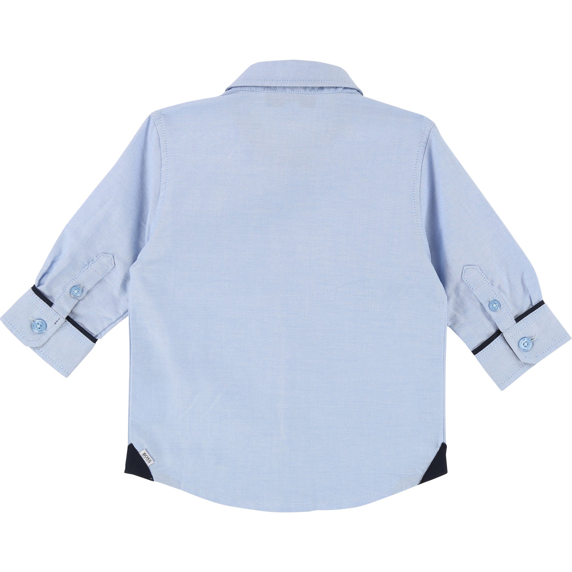 Baby Boys Light Blue Cotton Shirt