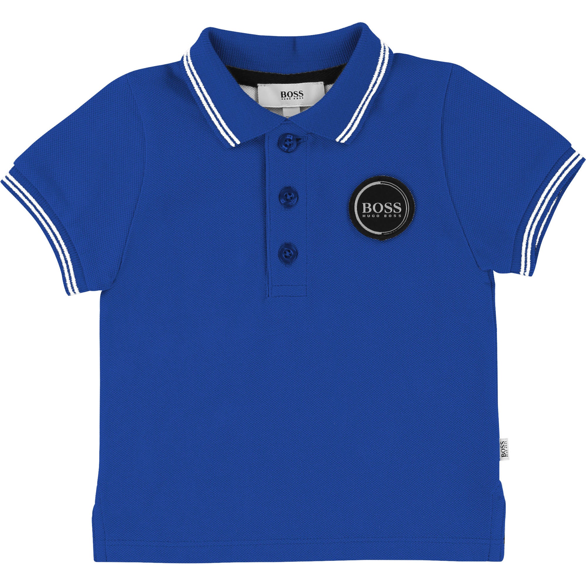 Baby Boys Blue Royal Cotton Polo Shirt