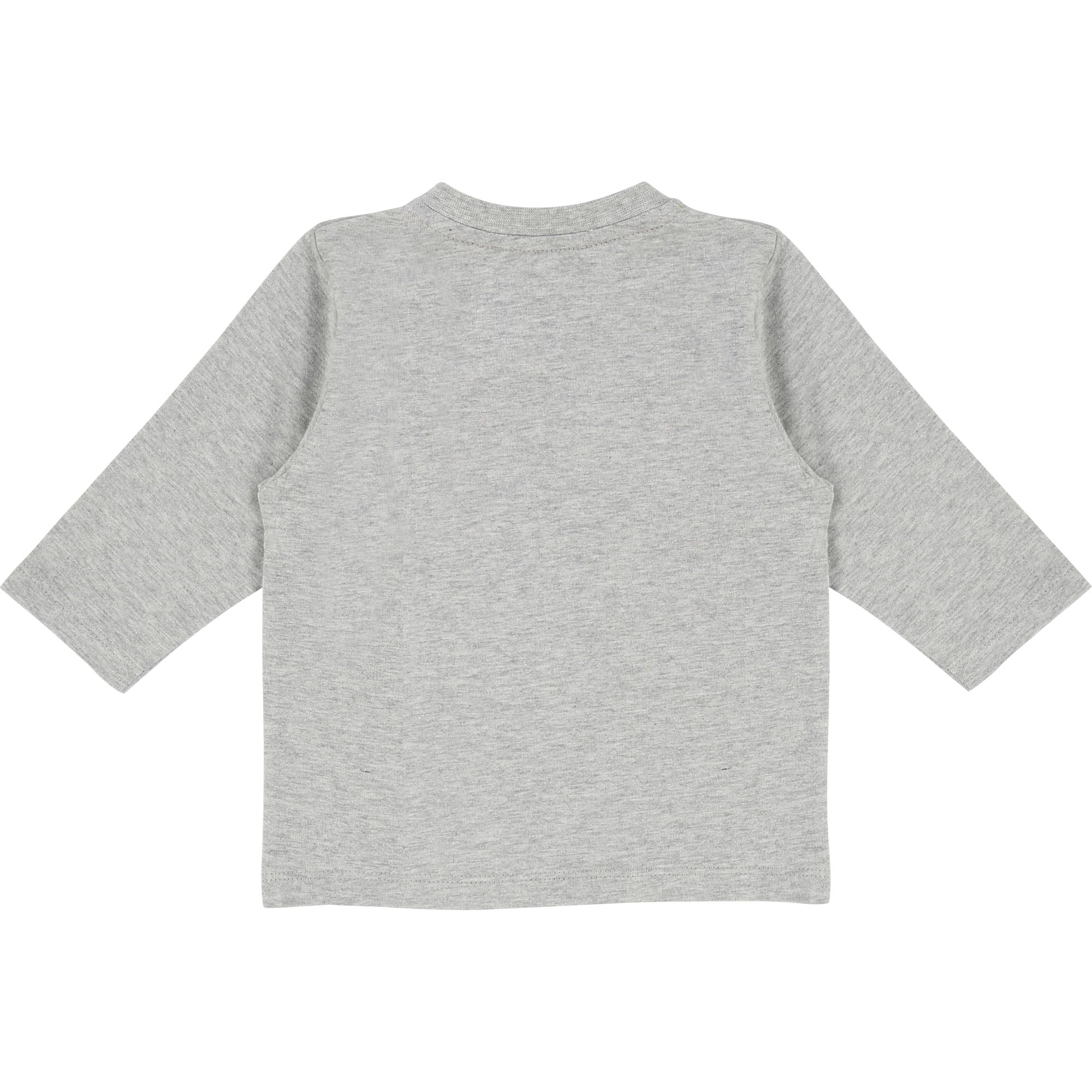 Baby Boys Grey Chine Cotton T-shirt