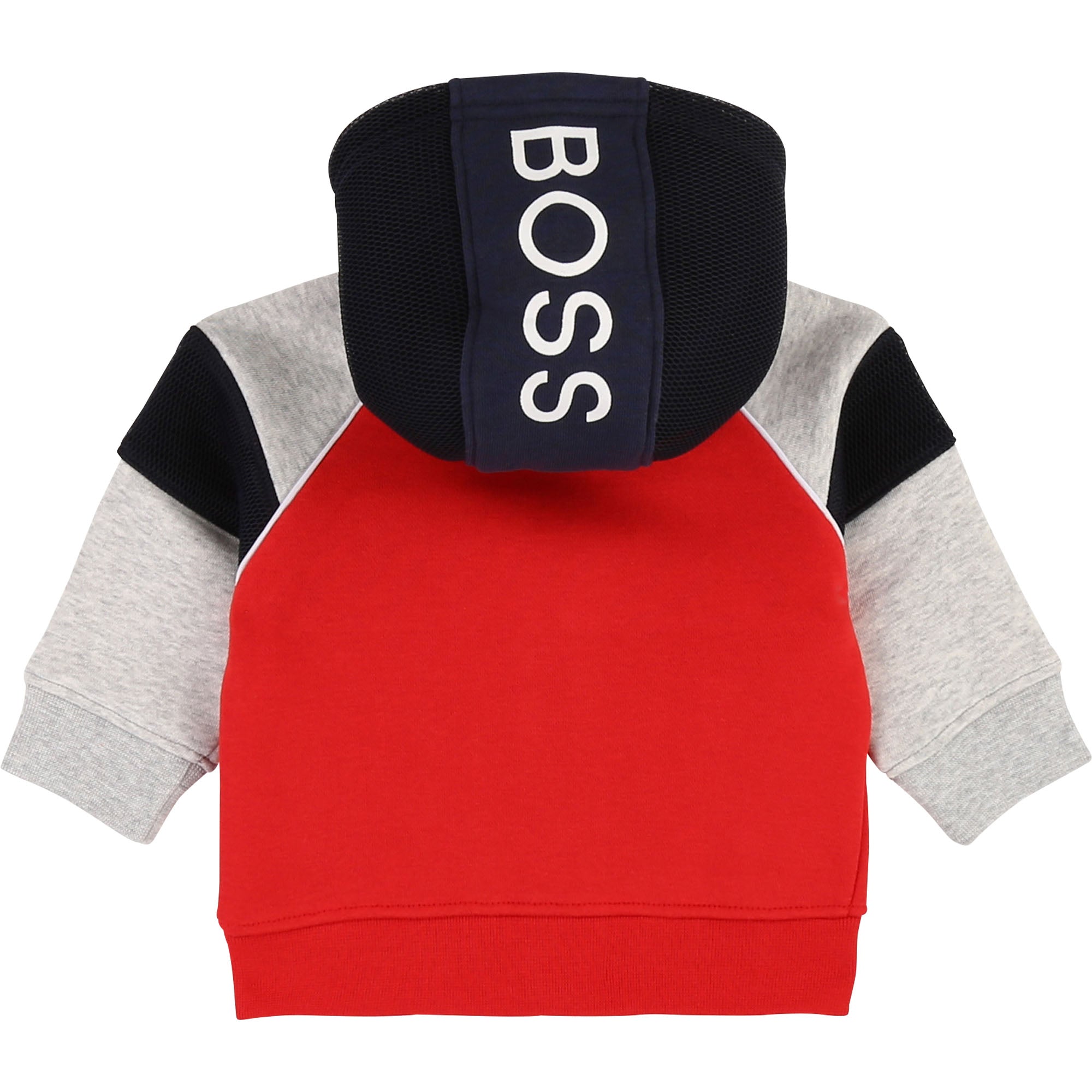 Baby Boys Red Hooded Sweatershirt