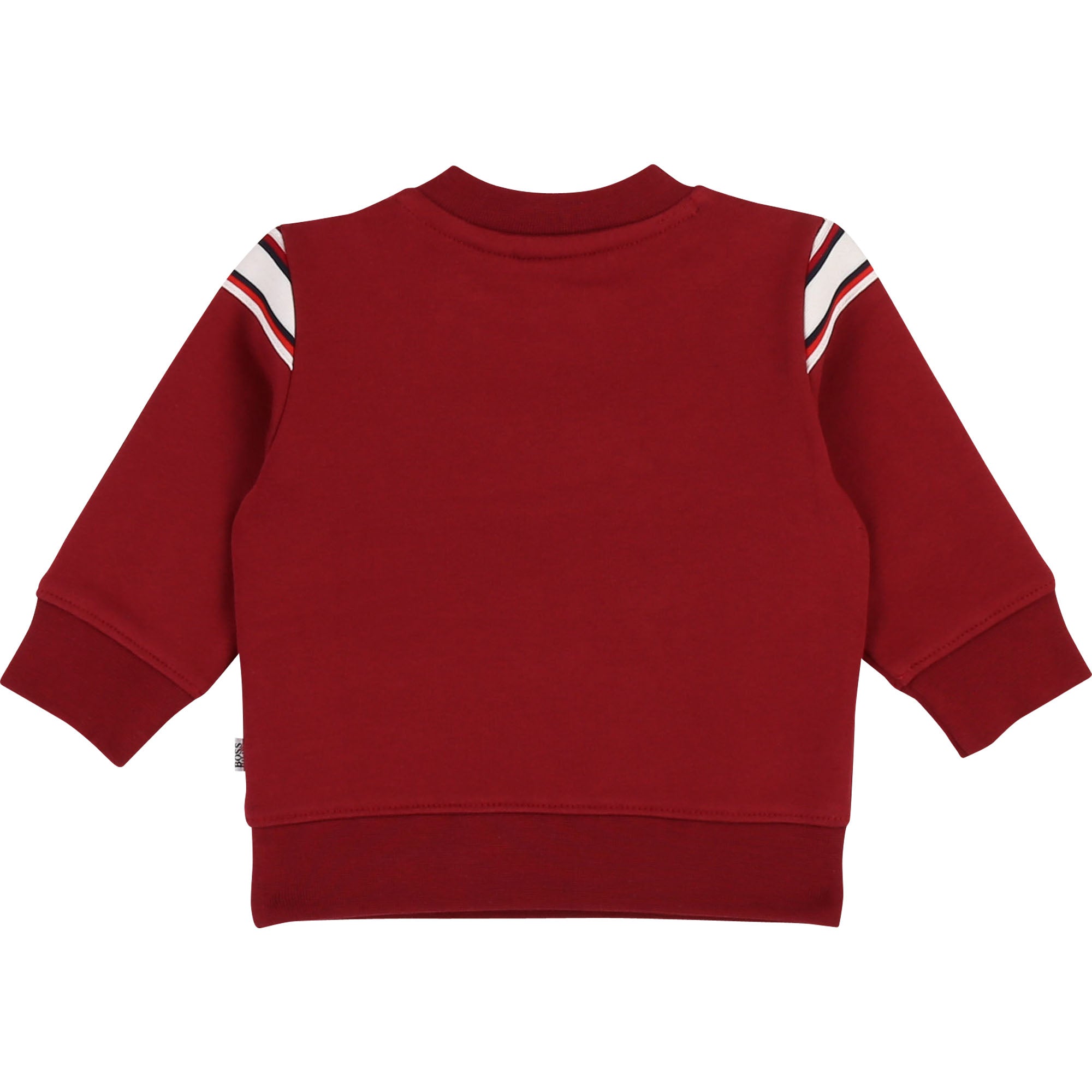Baby Boys Red Logo Cotton Sweater