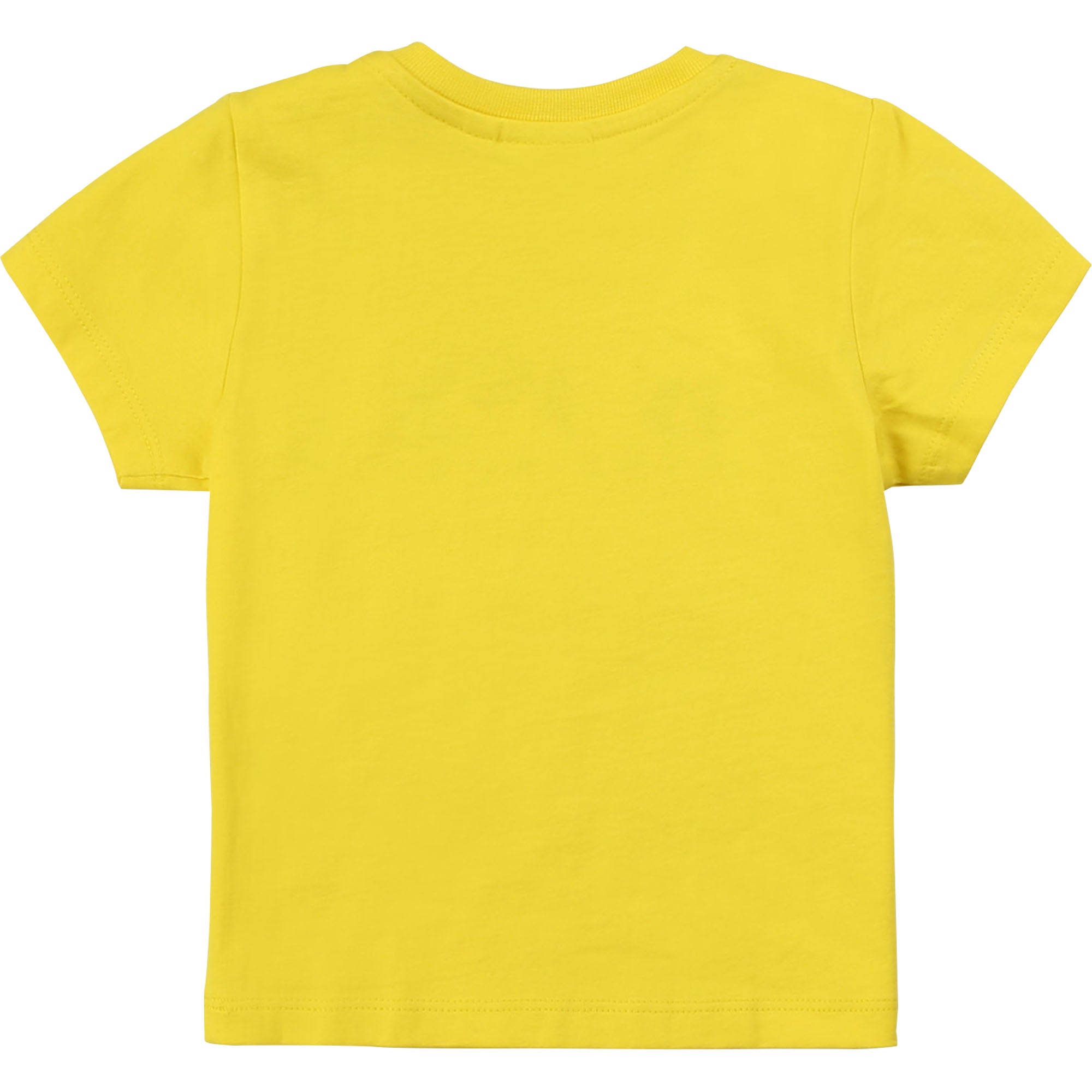 Baby Boys Yellow Logo Cotton T-shirt