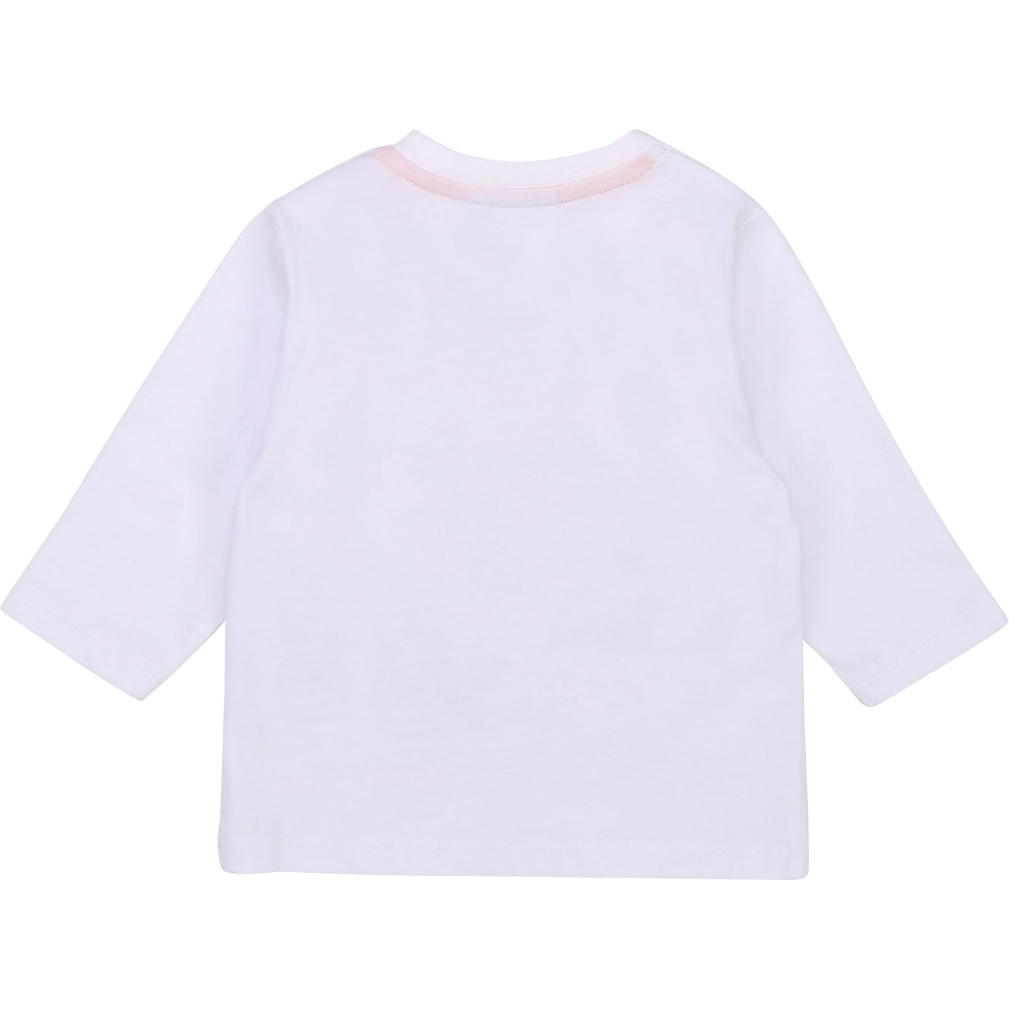 Baby Boys White Cotton T-Shirt