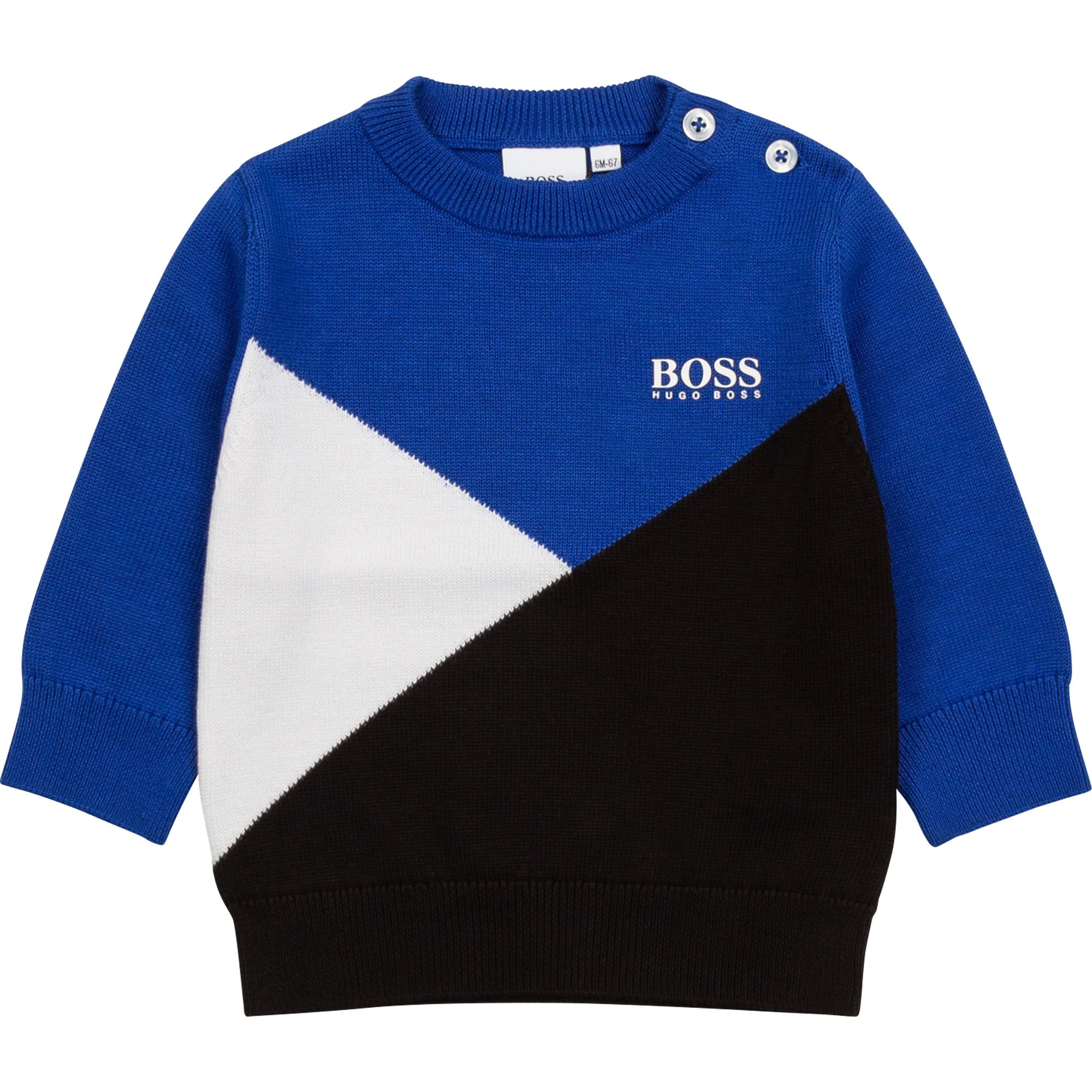 Baby Boys Blue Logo Sweater