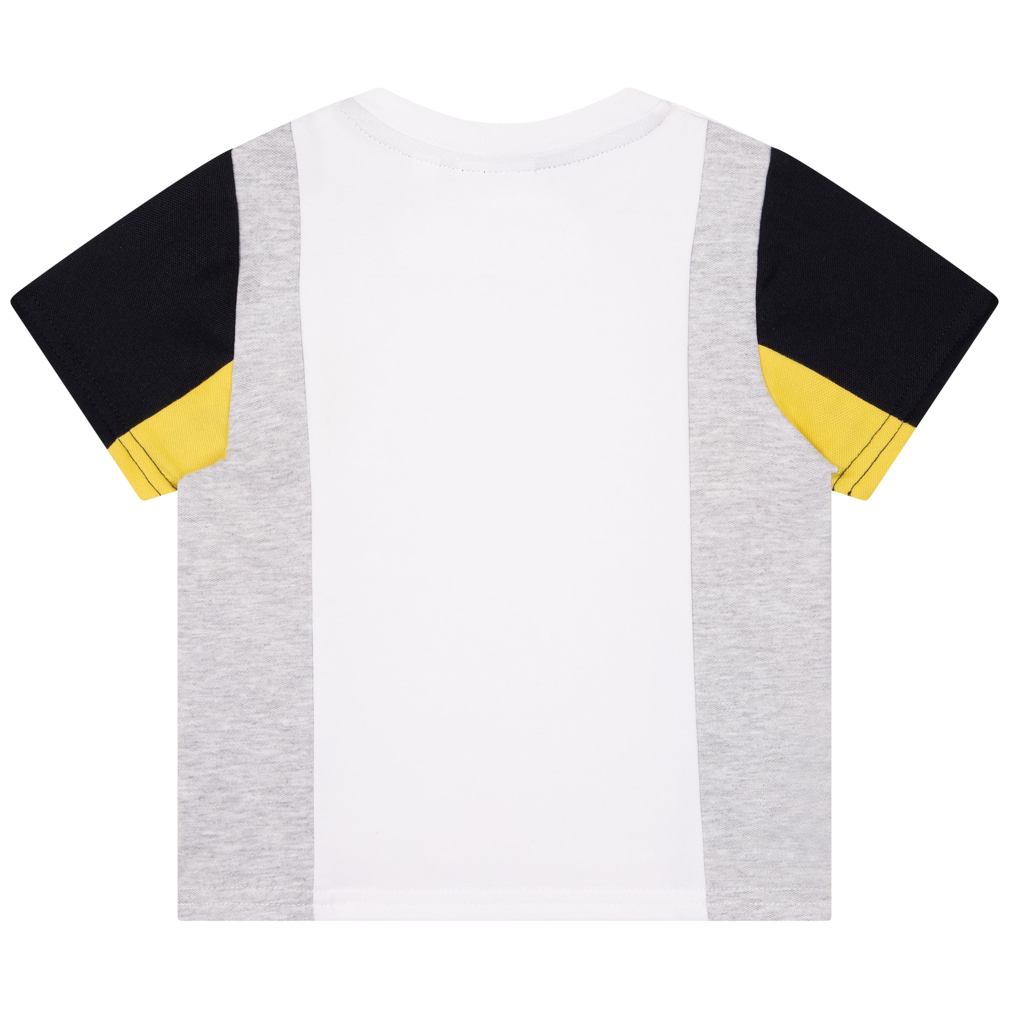 Baby Boys White Logo Cotton T-Shirt