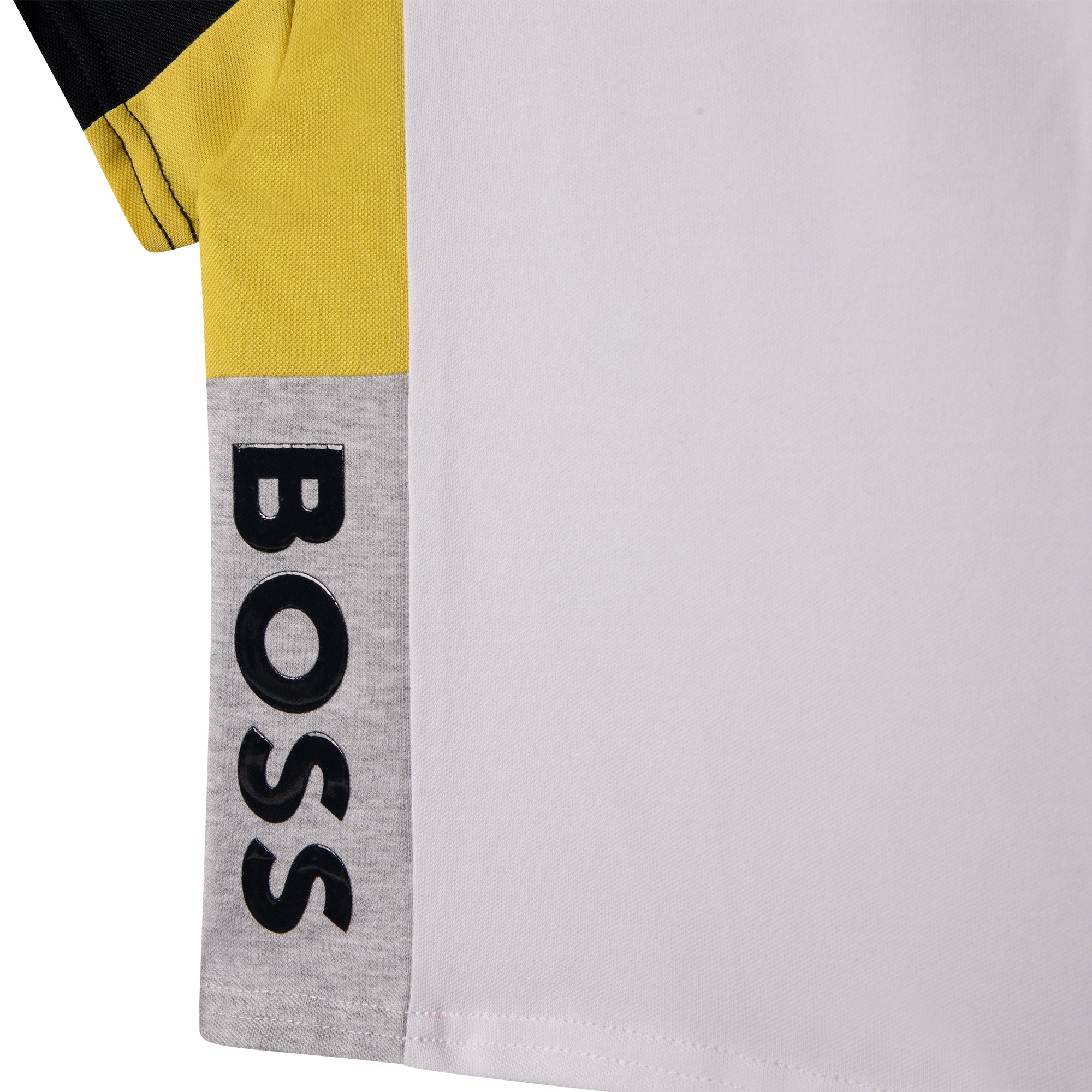 Baby Boys White Logo Cotton T-Shirt