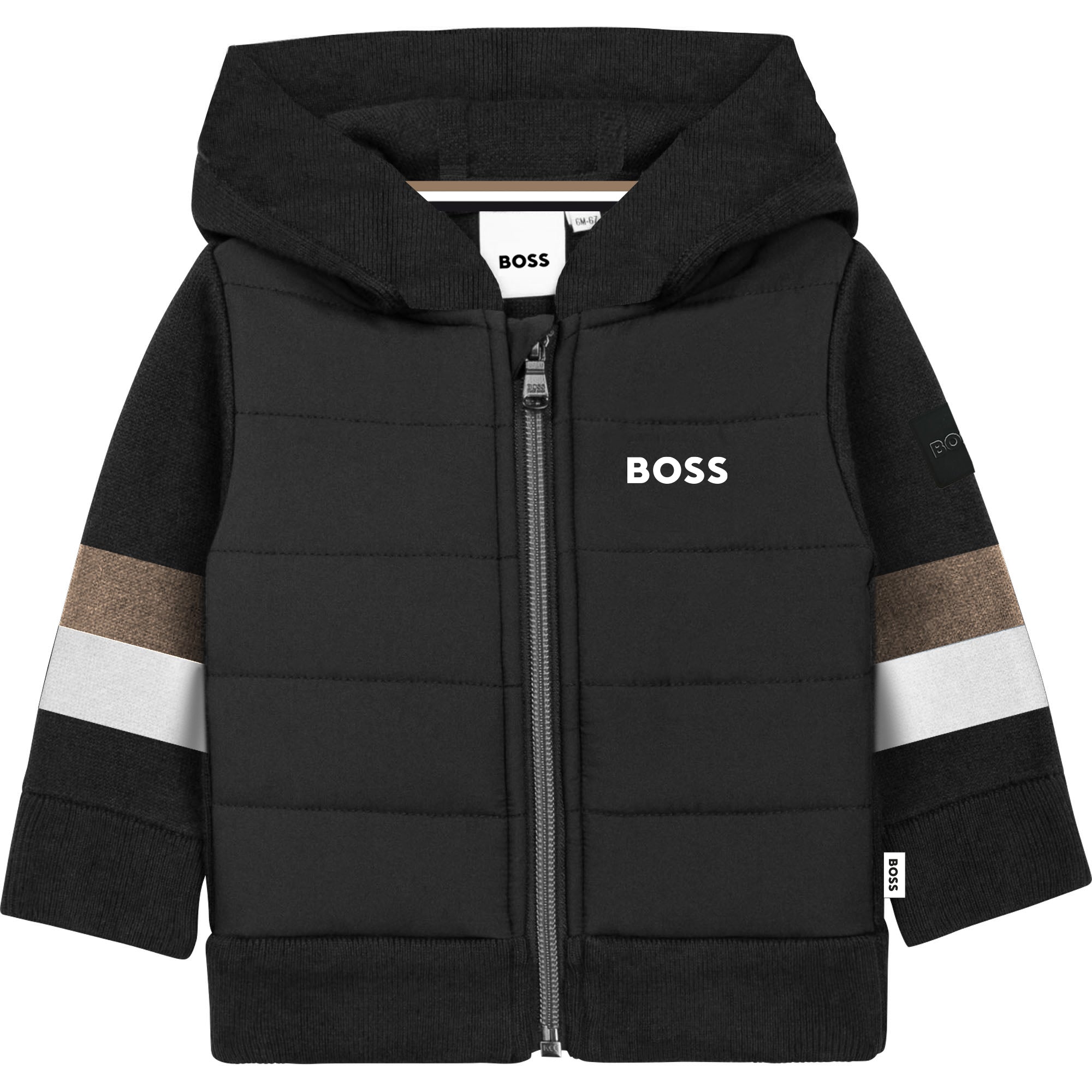 Baby Boys Black Padded Jacket