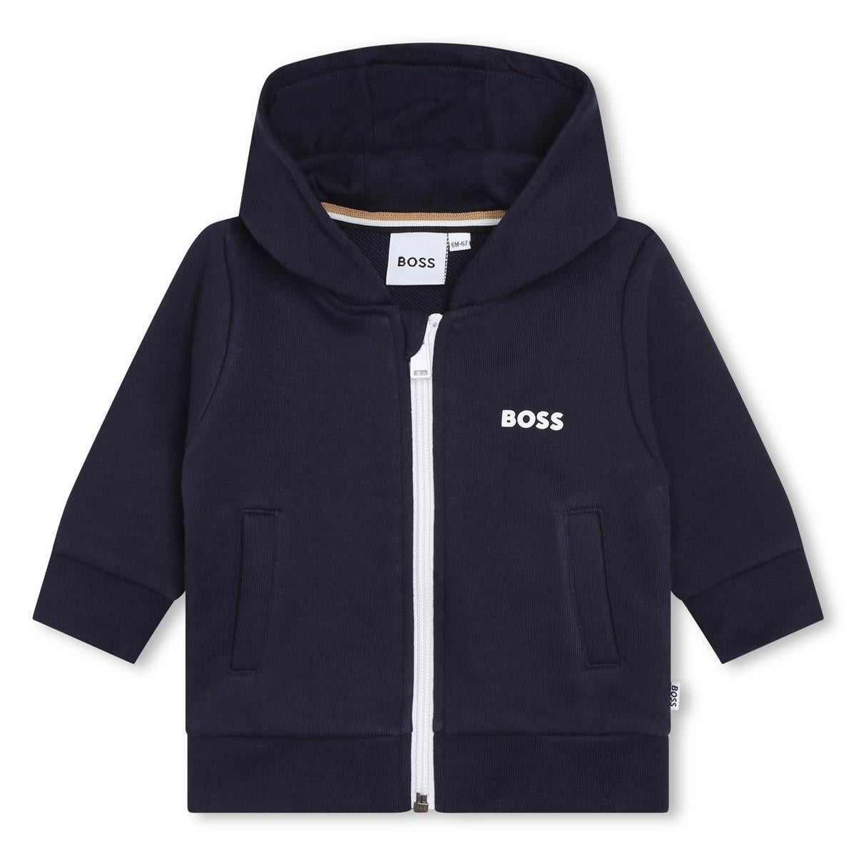 Baby Boys Blue Zip-Up Top