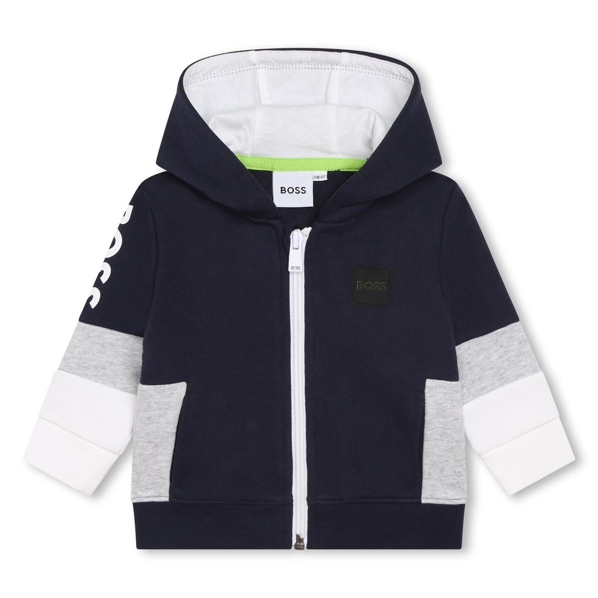 Baby Boys Blue Zip-Up Top