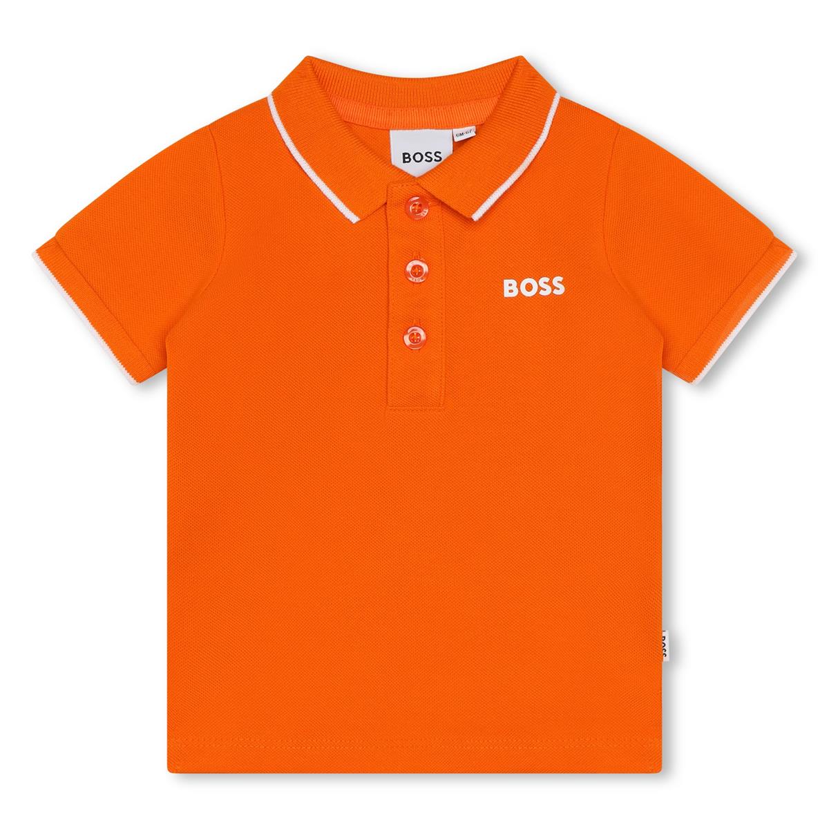 Baby Boys Orange Polo Shirt