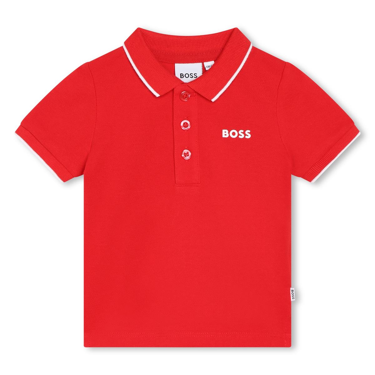 Baby Boys Red Polo Shirt