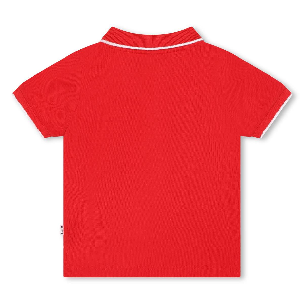 Baby Boys Red Polo Shirt