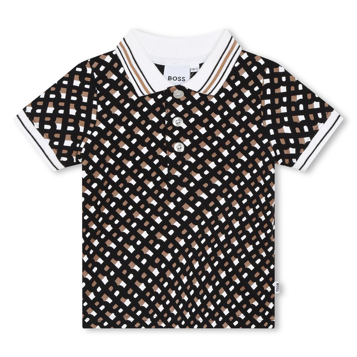 Baby Boys Black Polo Shirt