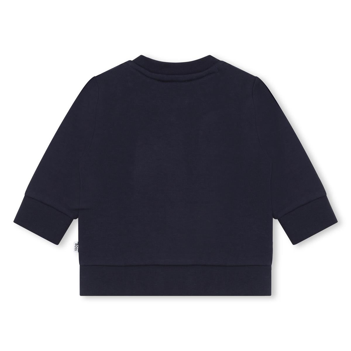 Baby Boys Blue Logo Sweatshirt