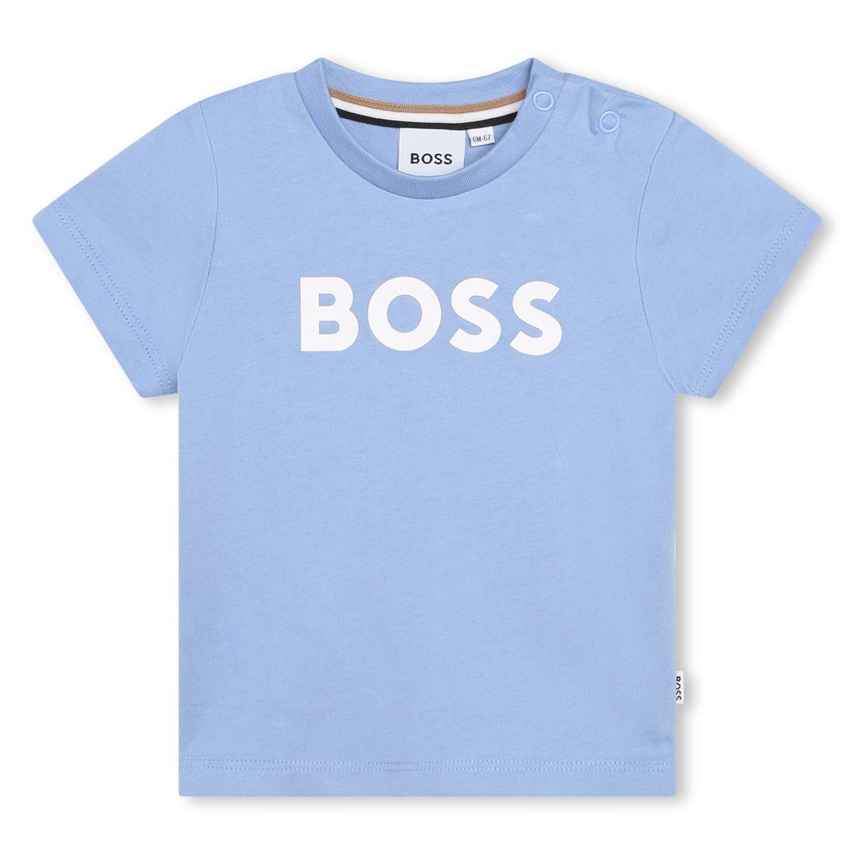 Baby Boys Light Blue Logo T-Shirt