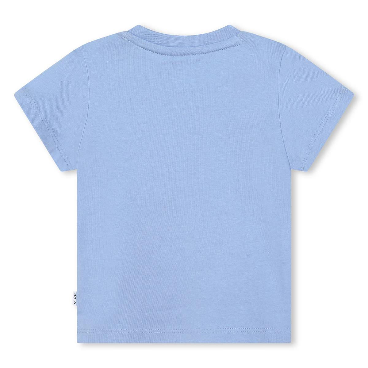 Baby Boys Light Blue Logo T-Shirt