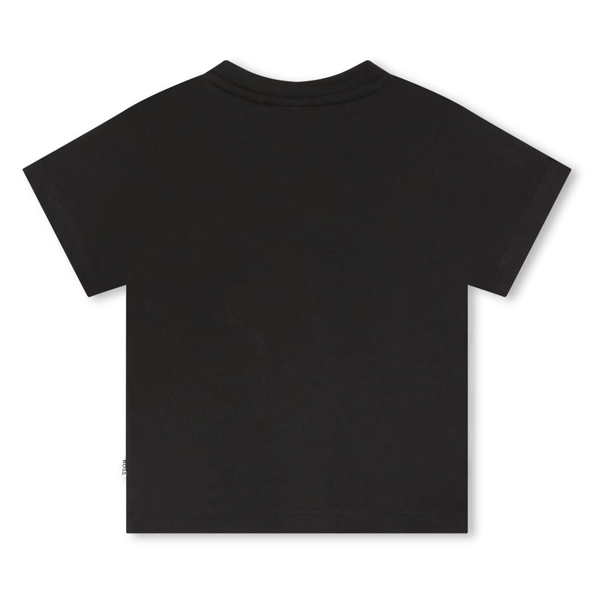 Baby Boys Black Logo T-Shirt