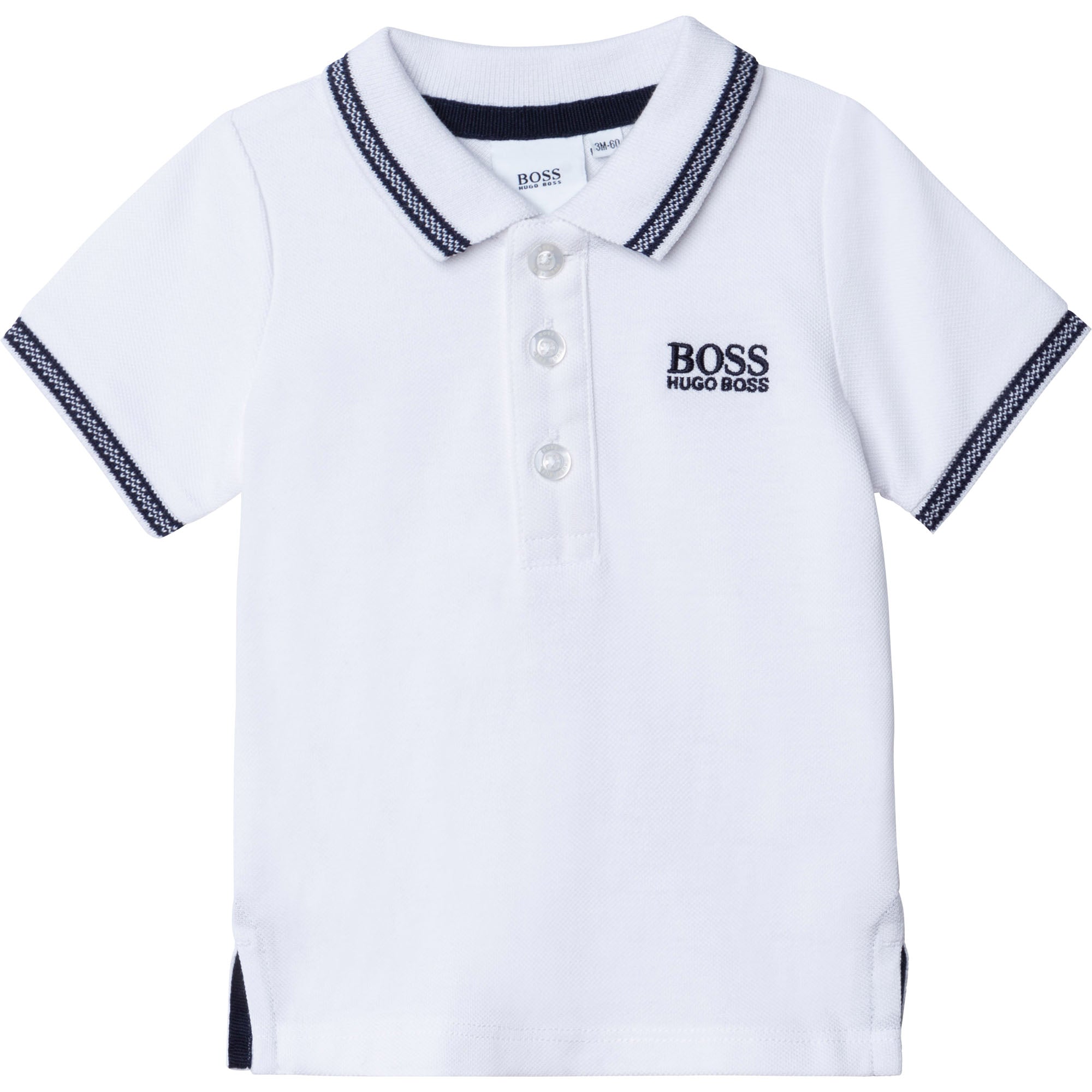 Baby Boys White Polo Shirt