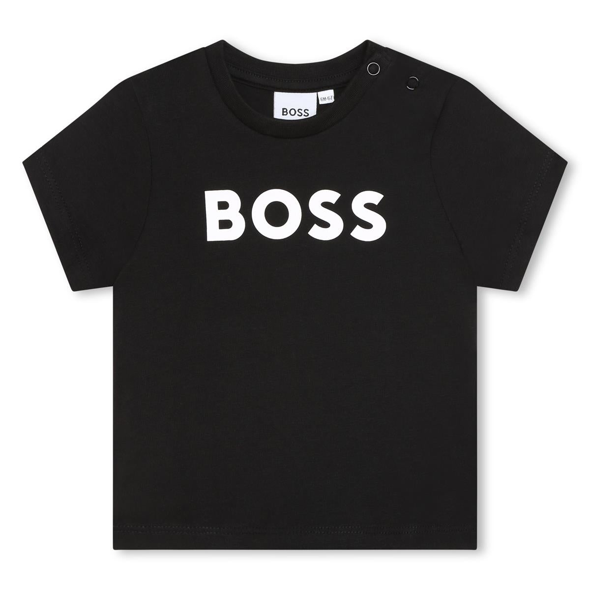 Baby Boys Black Logo T-Shirt