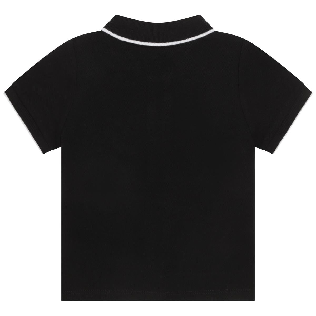 Baby Boys Black Polo Shirt