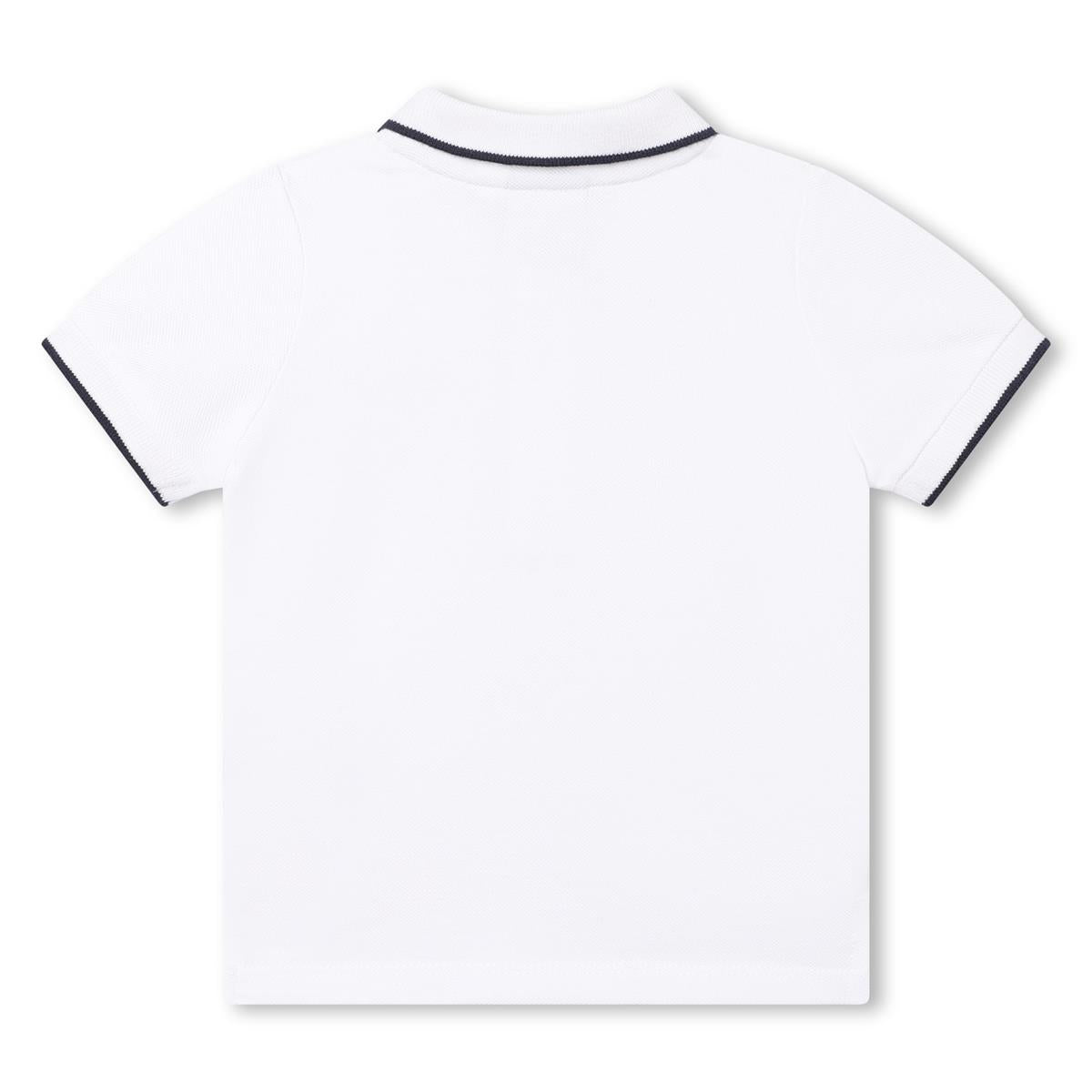 Baby Boys White Polo Shirt