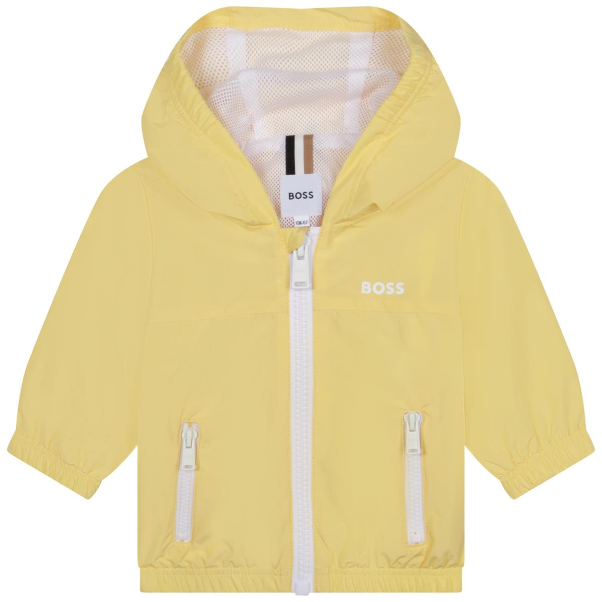 Baby Boys & Girls Yellow Zip-Up Jacket