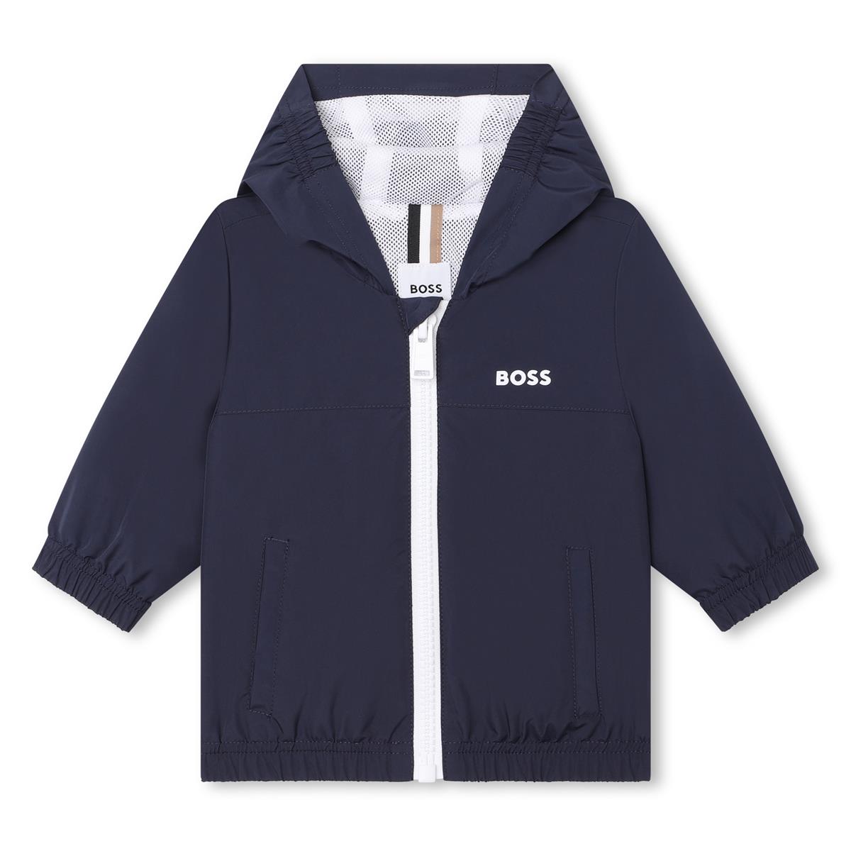 Baby Boys Navy Zip-Up Jacket