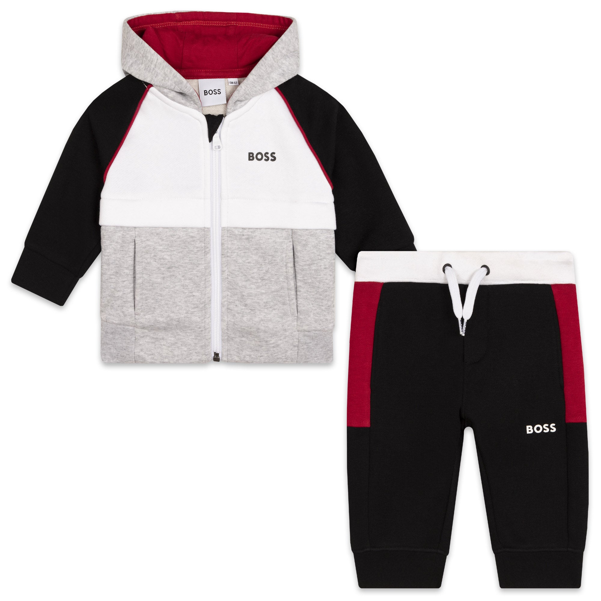Baby Boys Black Cotton Set