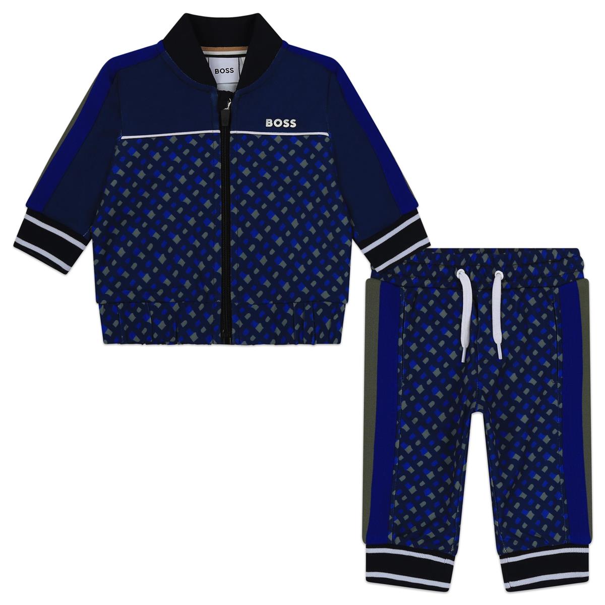 Baby Boys Blue Cotton Set