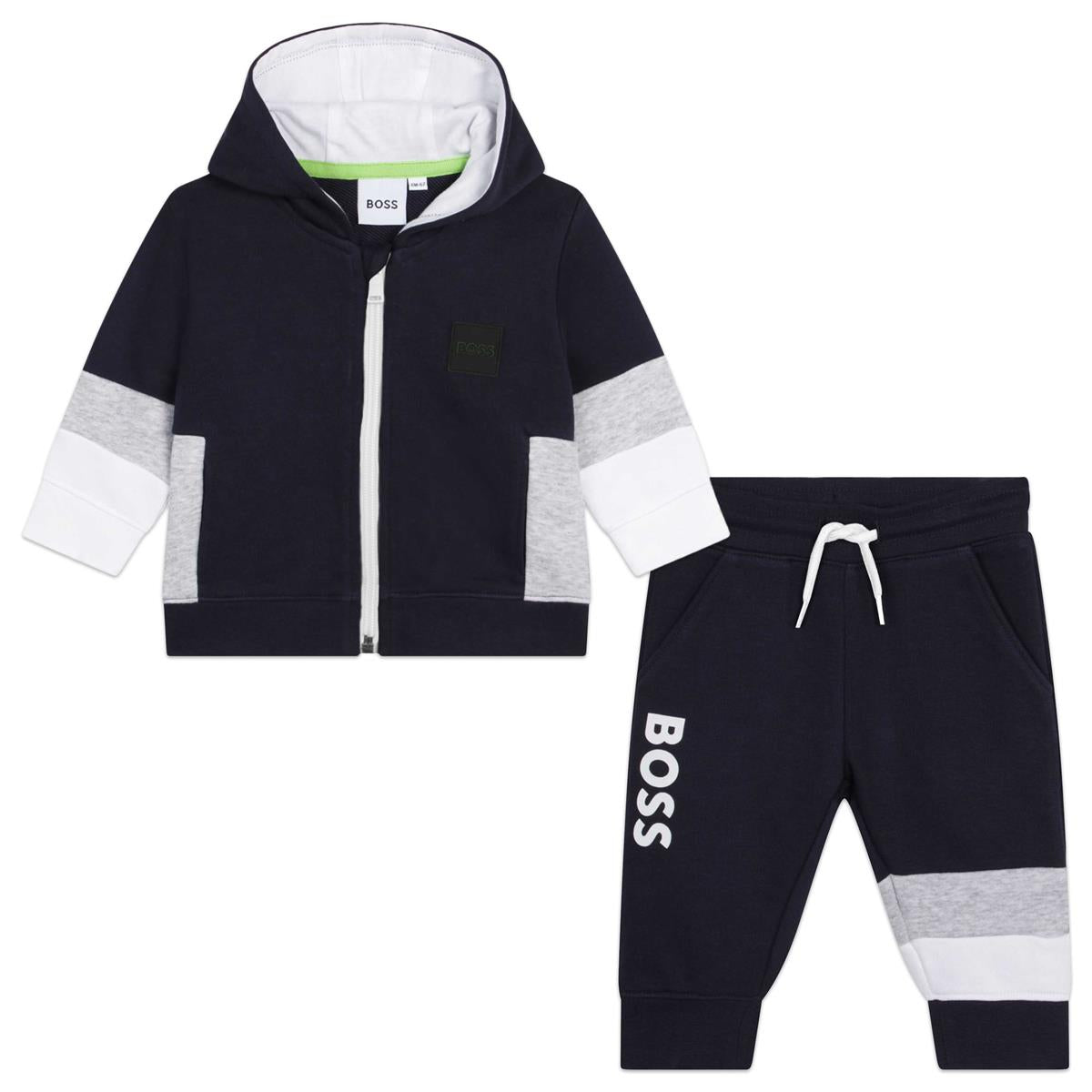 Baby Boys Blue Cotton Set