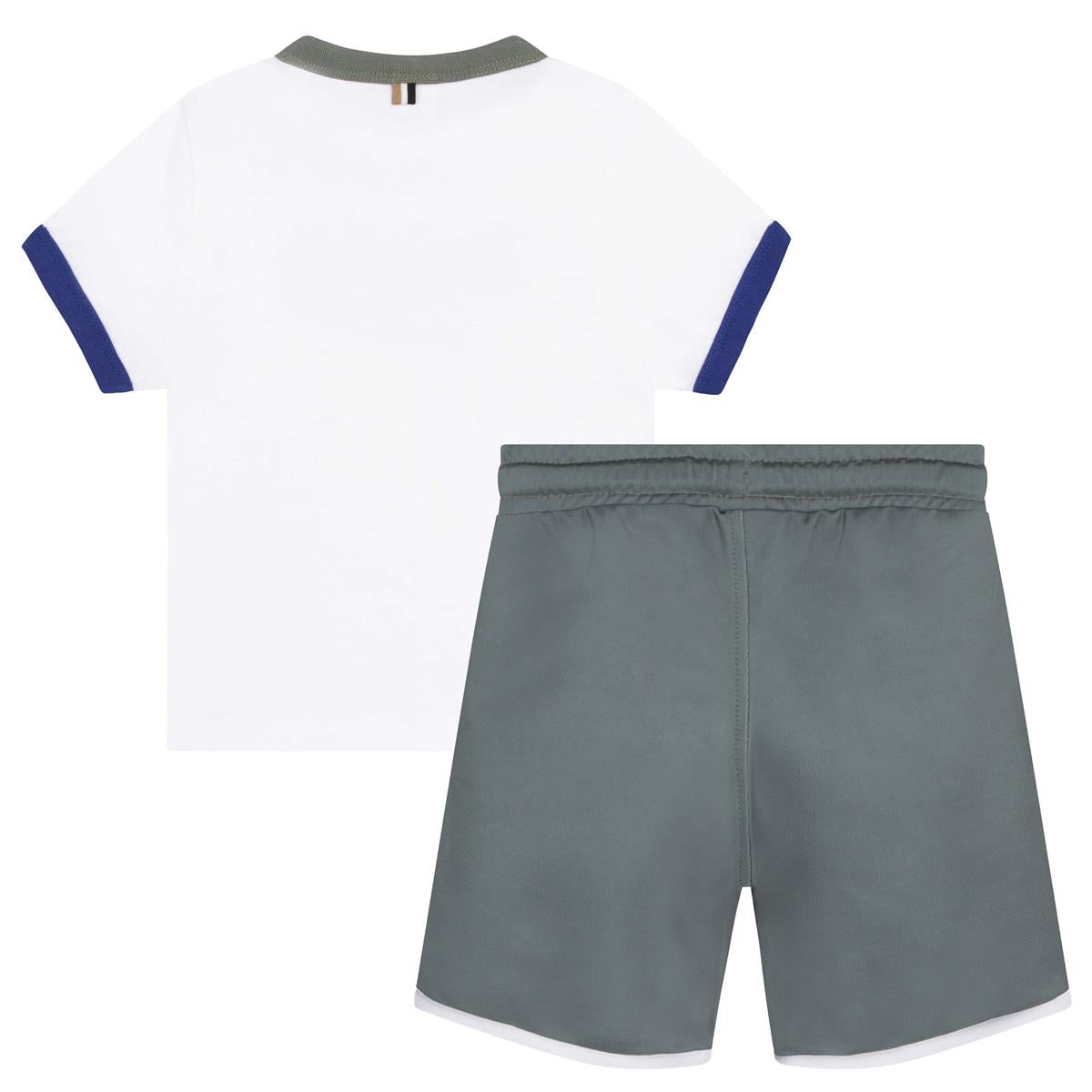 Baby Boys White Cotton Set